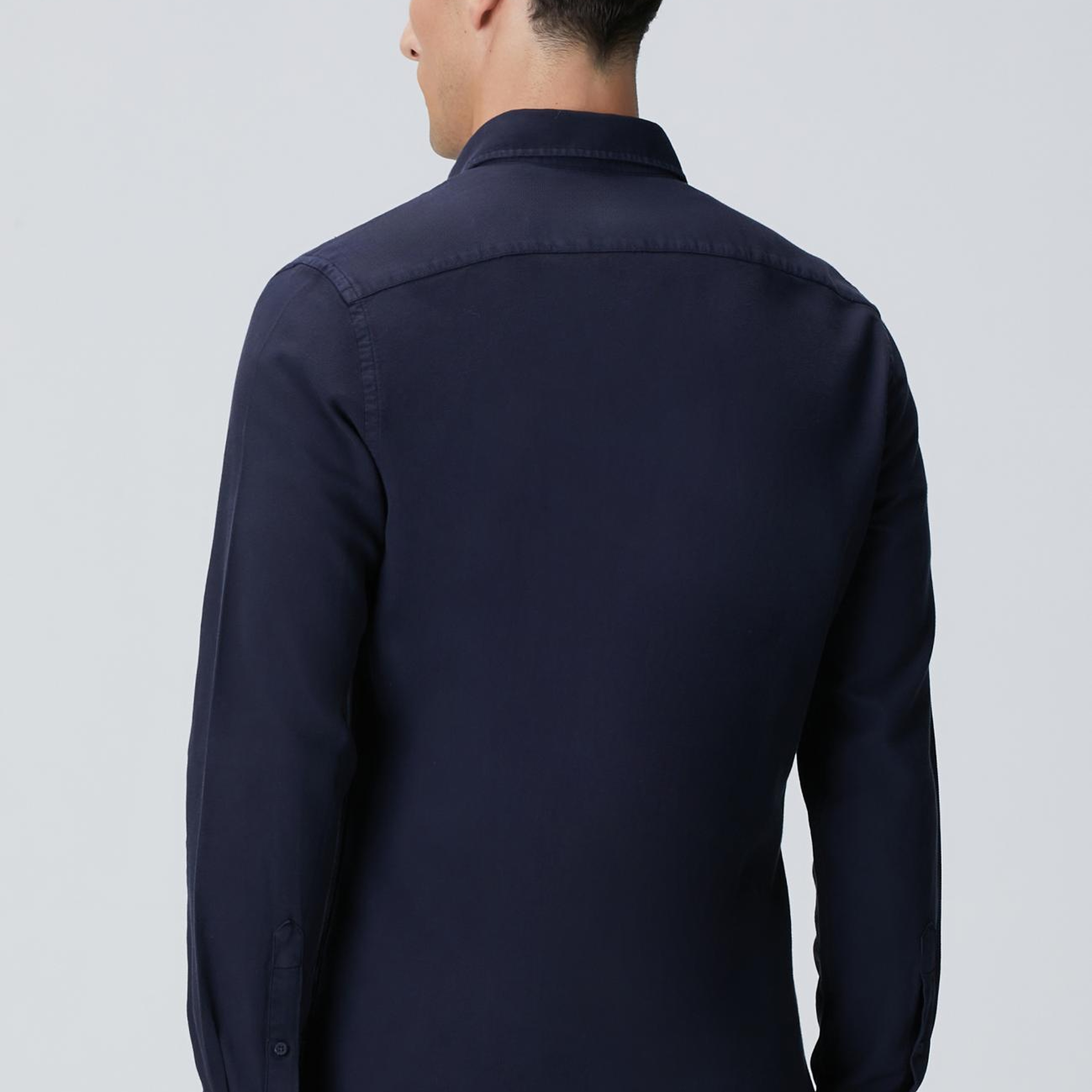 Network Erkek Lacivert Comfort Fit Gömlek