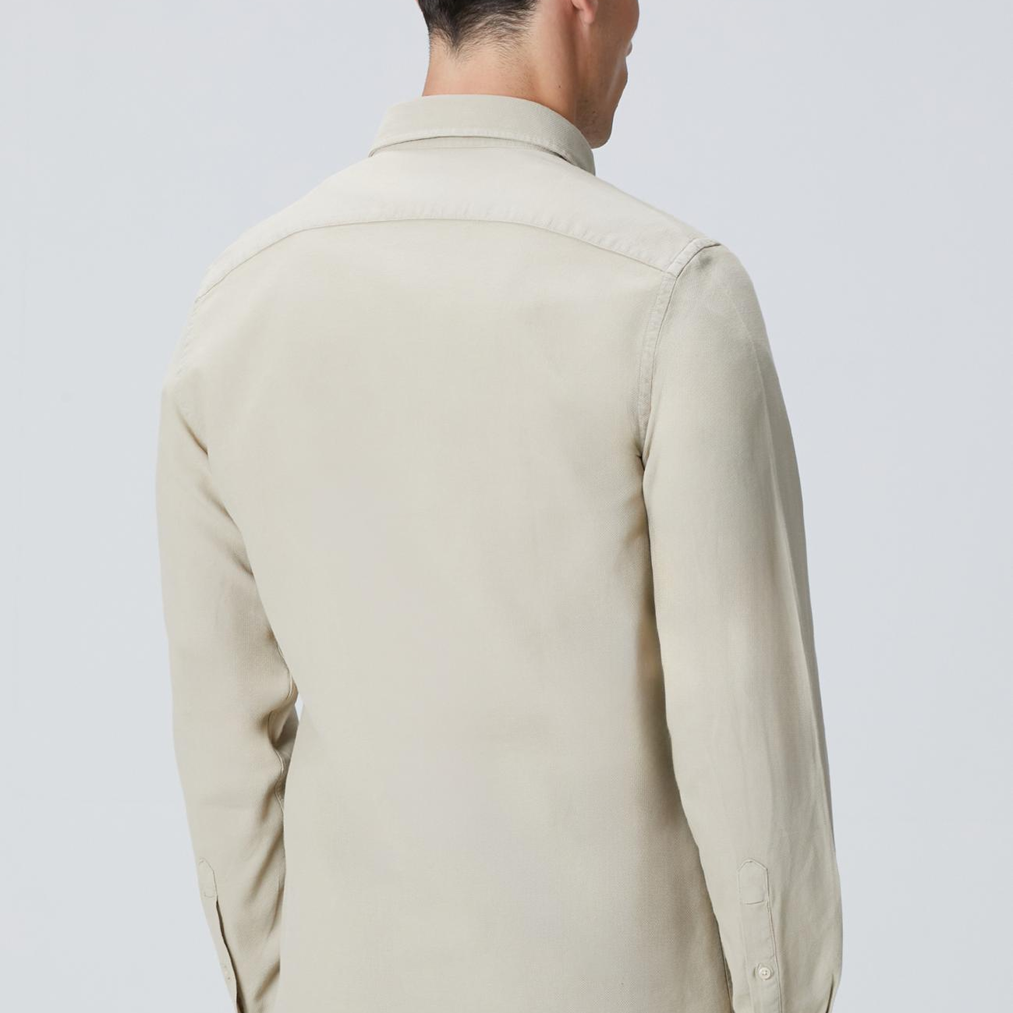 Network Erkek Vizon Comfort Fit Petek Desen Parça Boya Gömlek