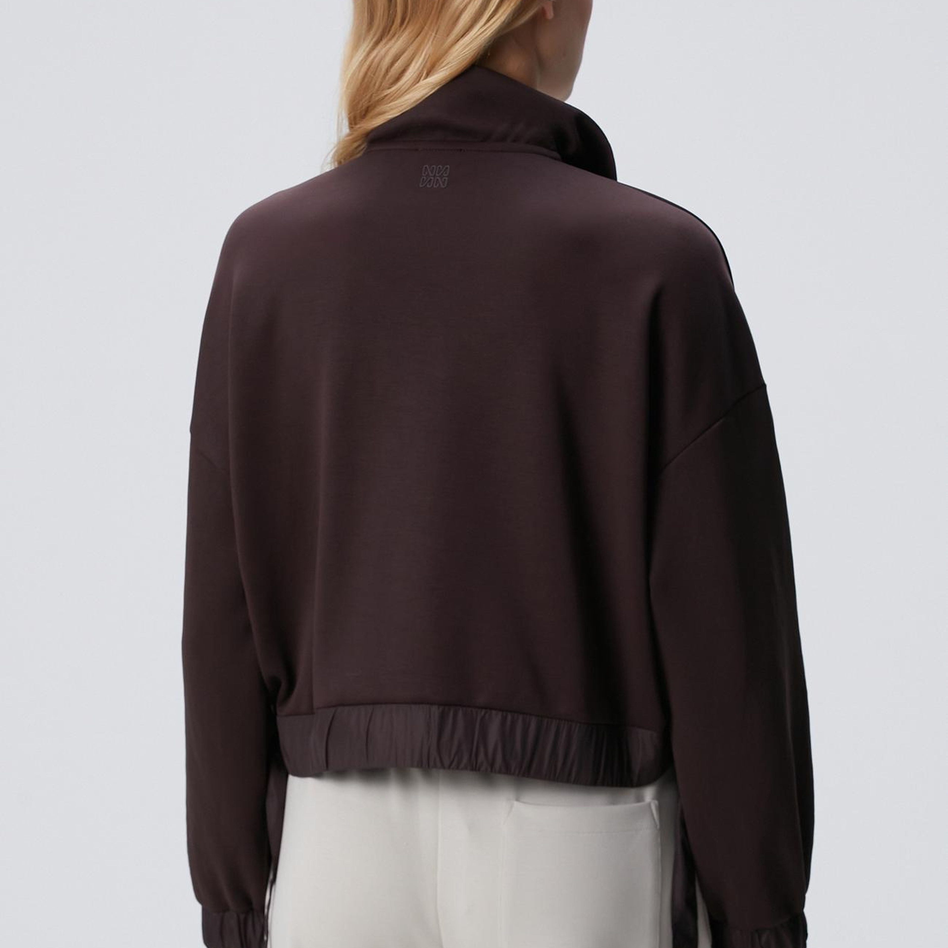 Network Kadın N-Tech Kahverengi Çıtçıt Detaylı Sweatshirt