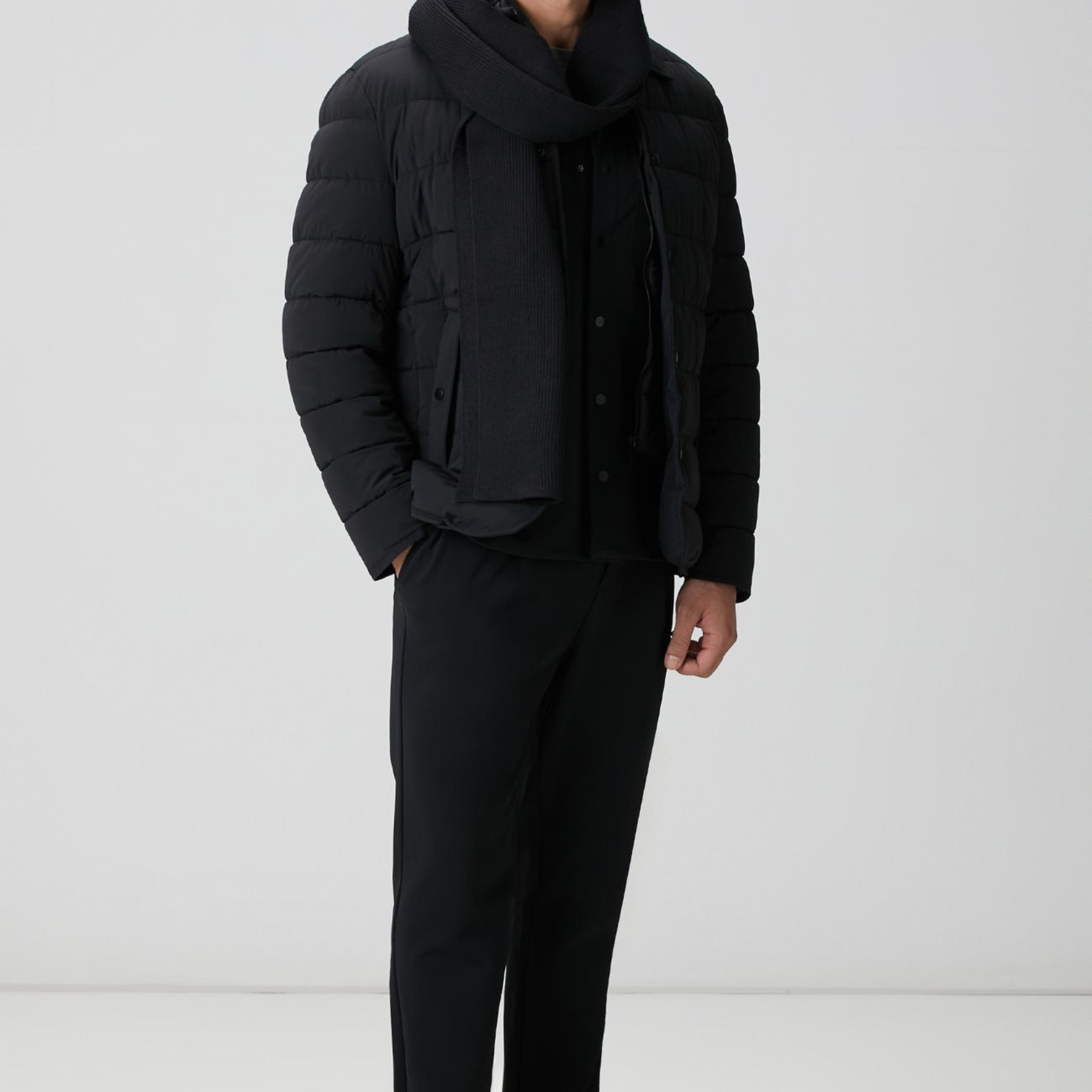 Network Erkek Siyah Dış Gömlek