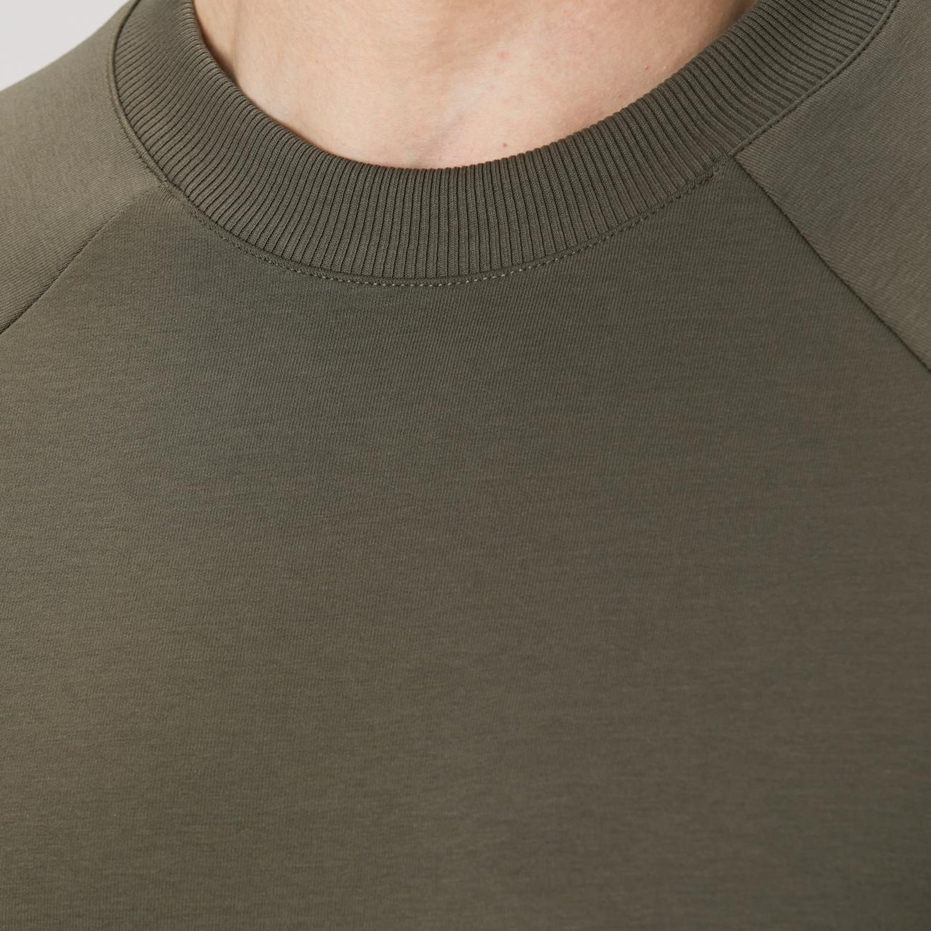 Network Erkek Haki Kanguru Cepli Sweatshirt