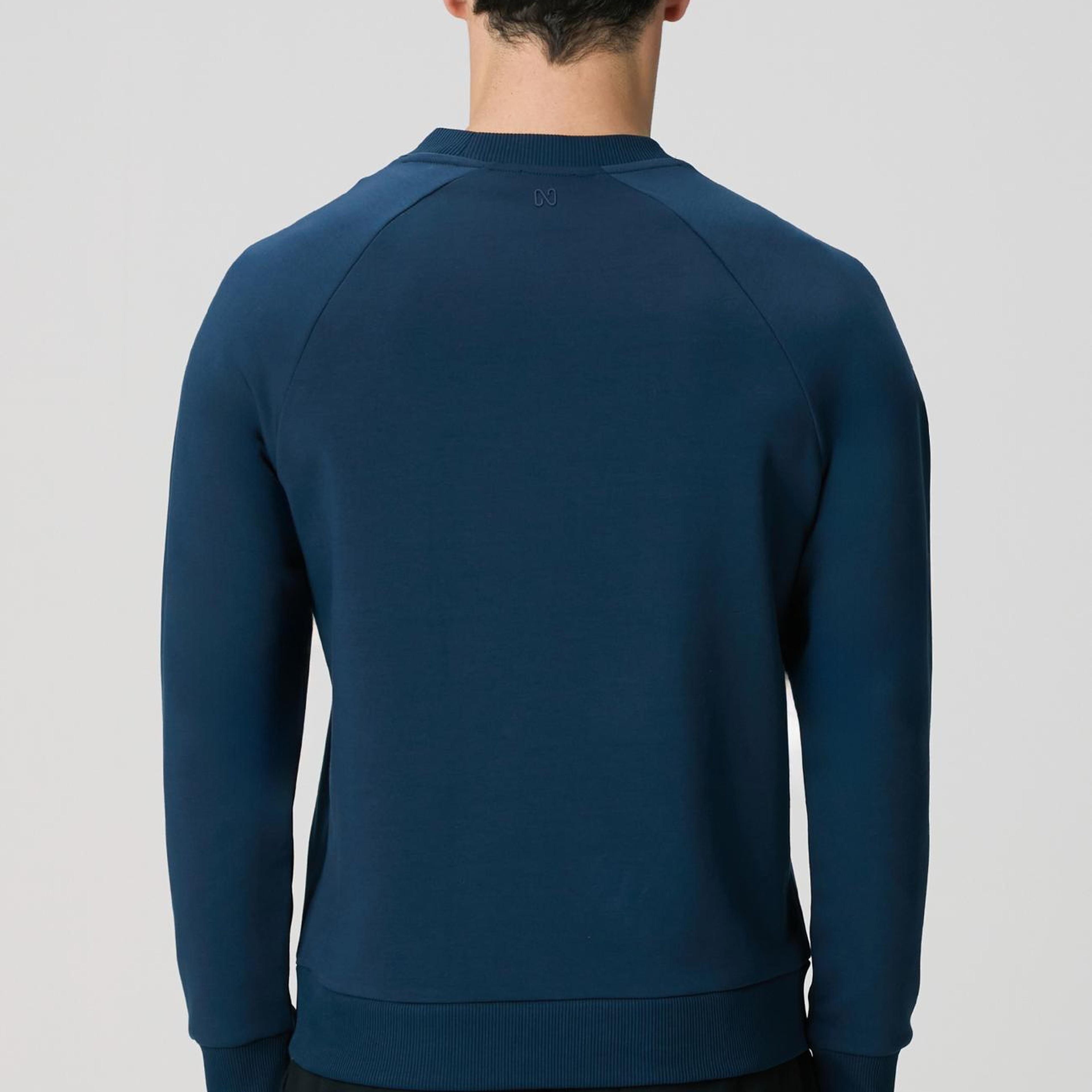 Network Erkek İndigo Kanguru Cepli Sweatshirt