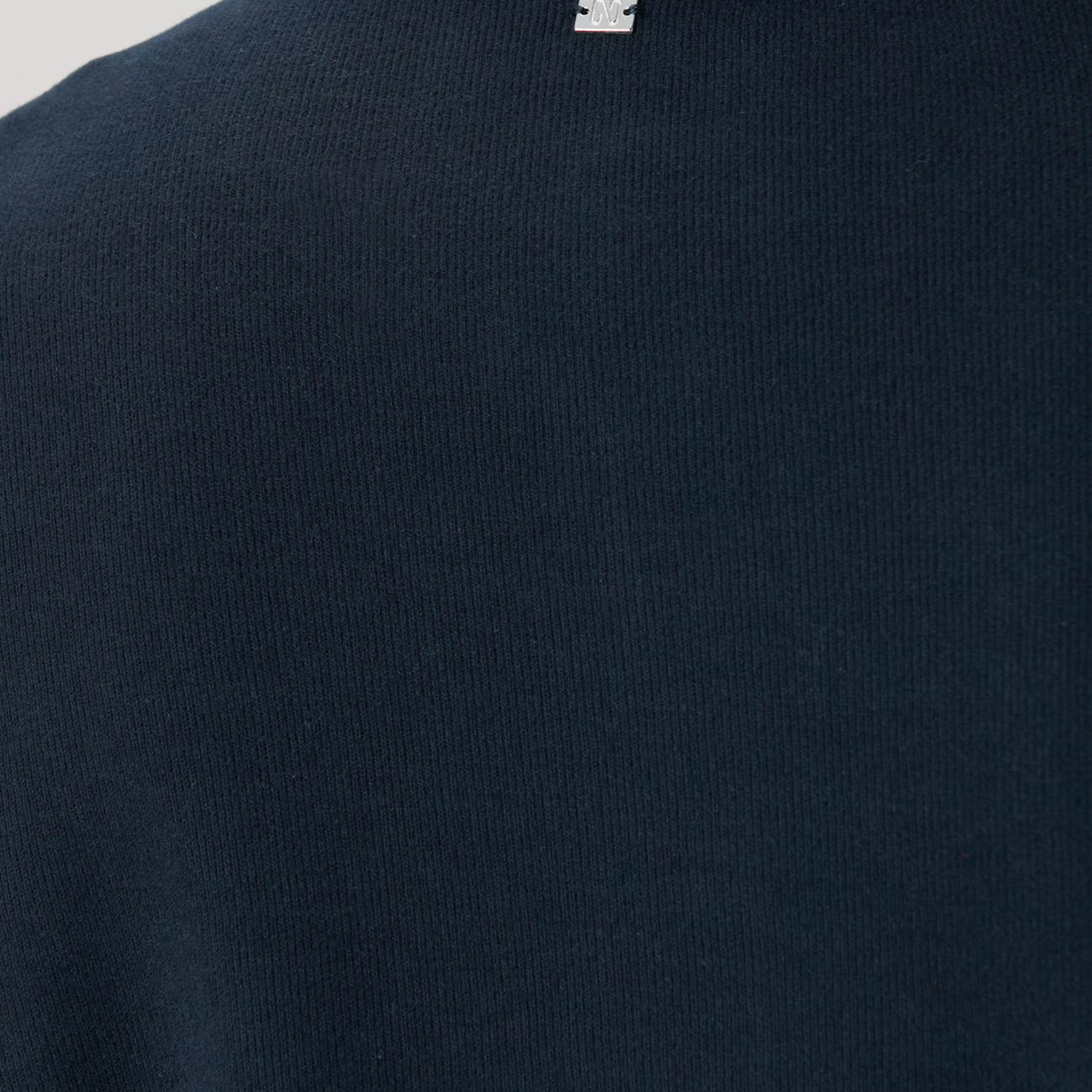 Network Erkek Lacivert Süet Garni Detaylı Sweatshirt