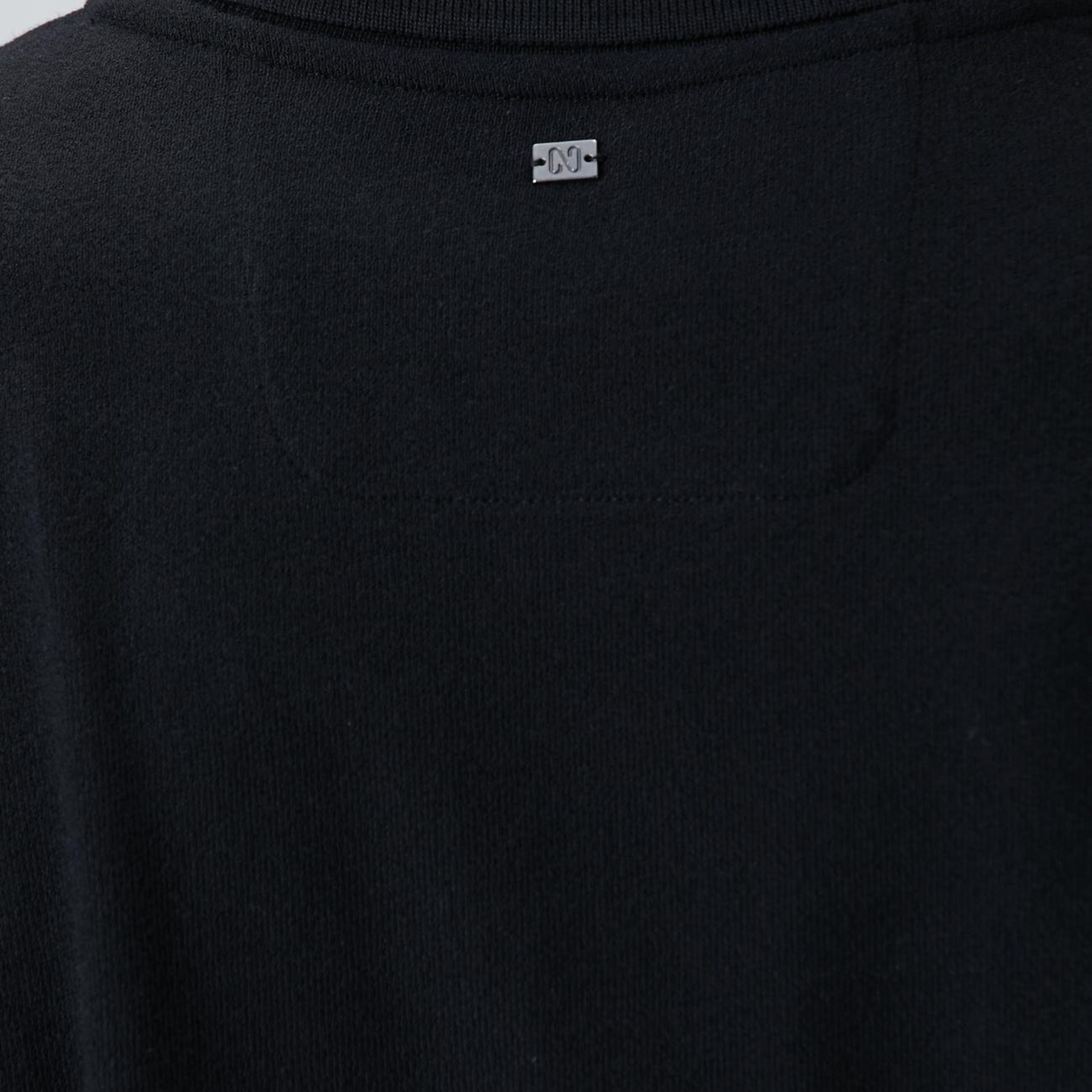Network Erkek Siyah Çıtçıtlı T-shirt