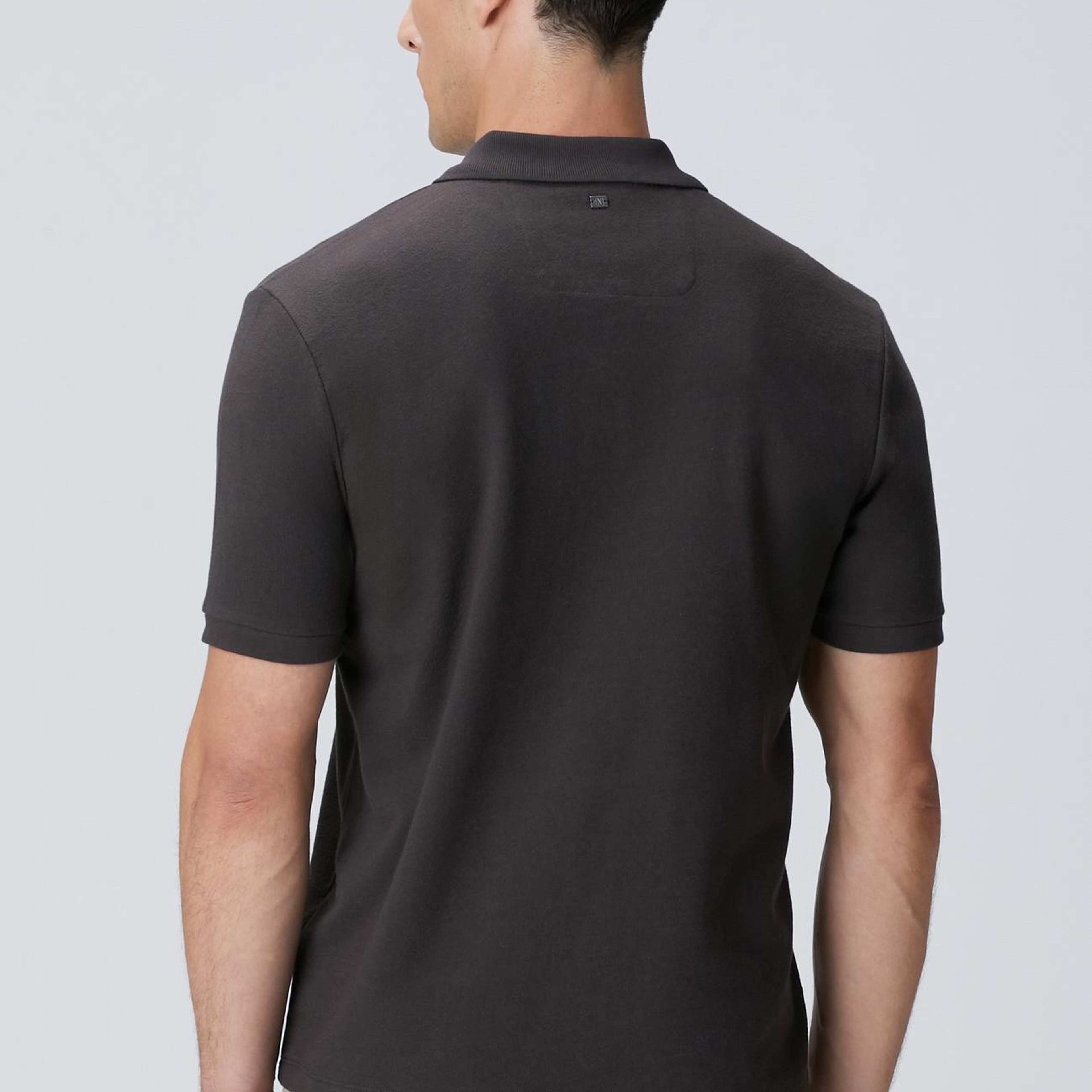Network Erkek Acı Kahve Çıtçıtlı T-shirt