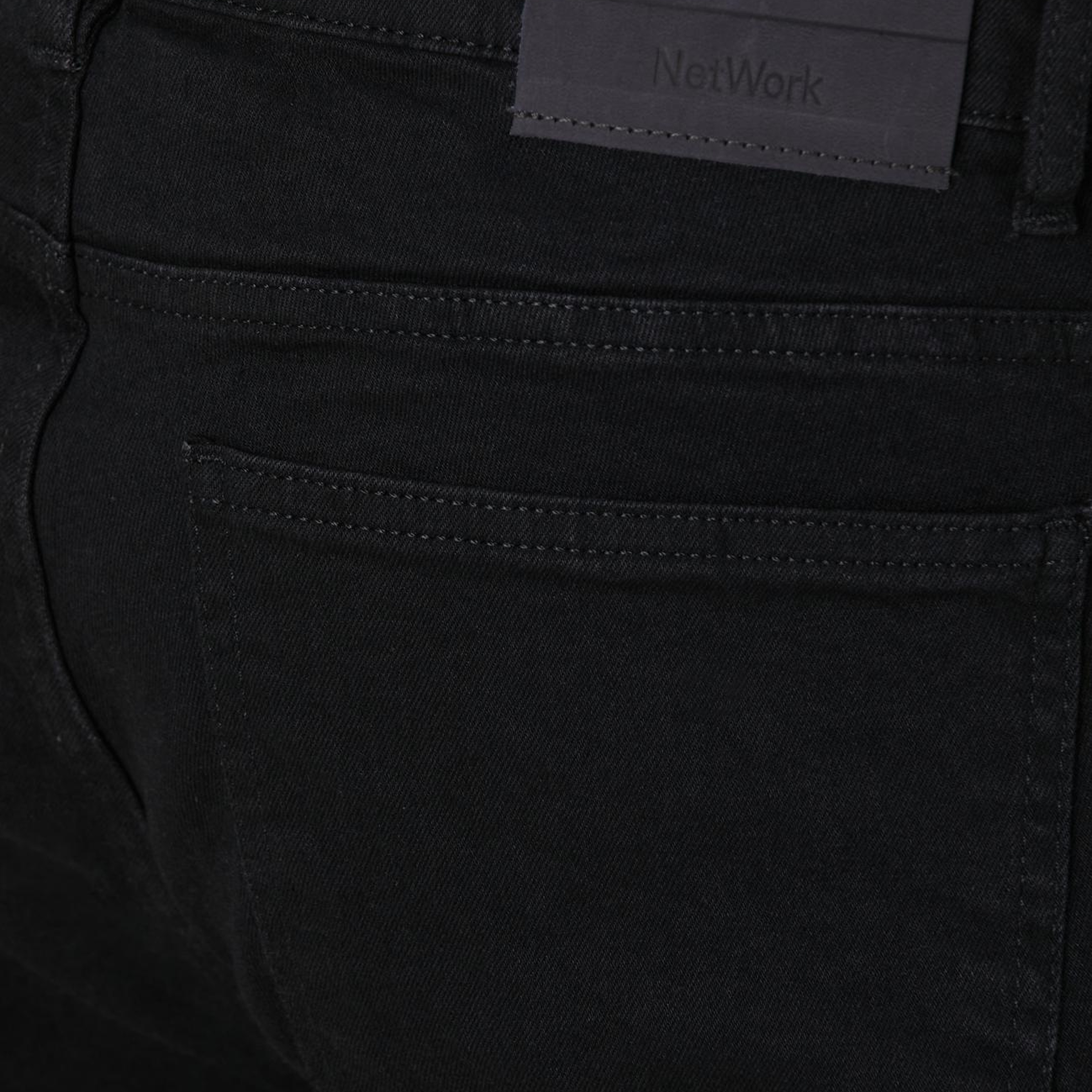 Network Erkek Siyah Denim Pantolon