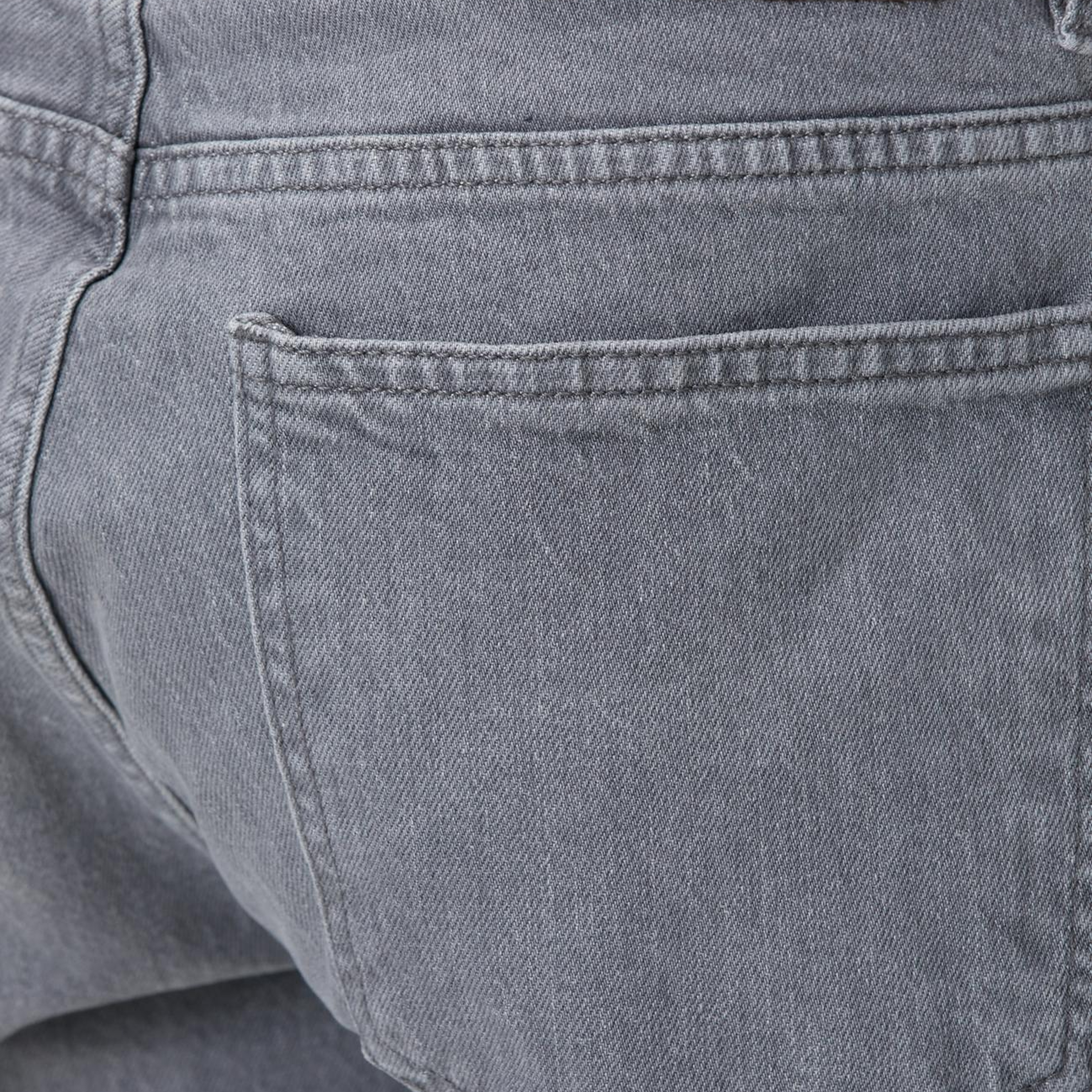 Network Erkek Açık Gri Denim Pantolon