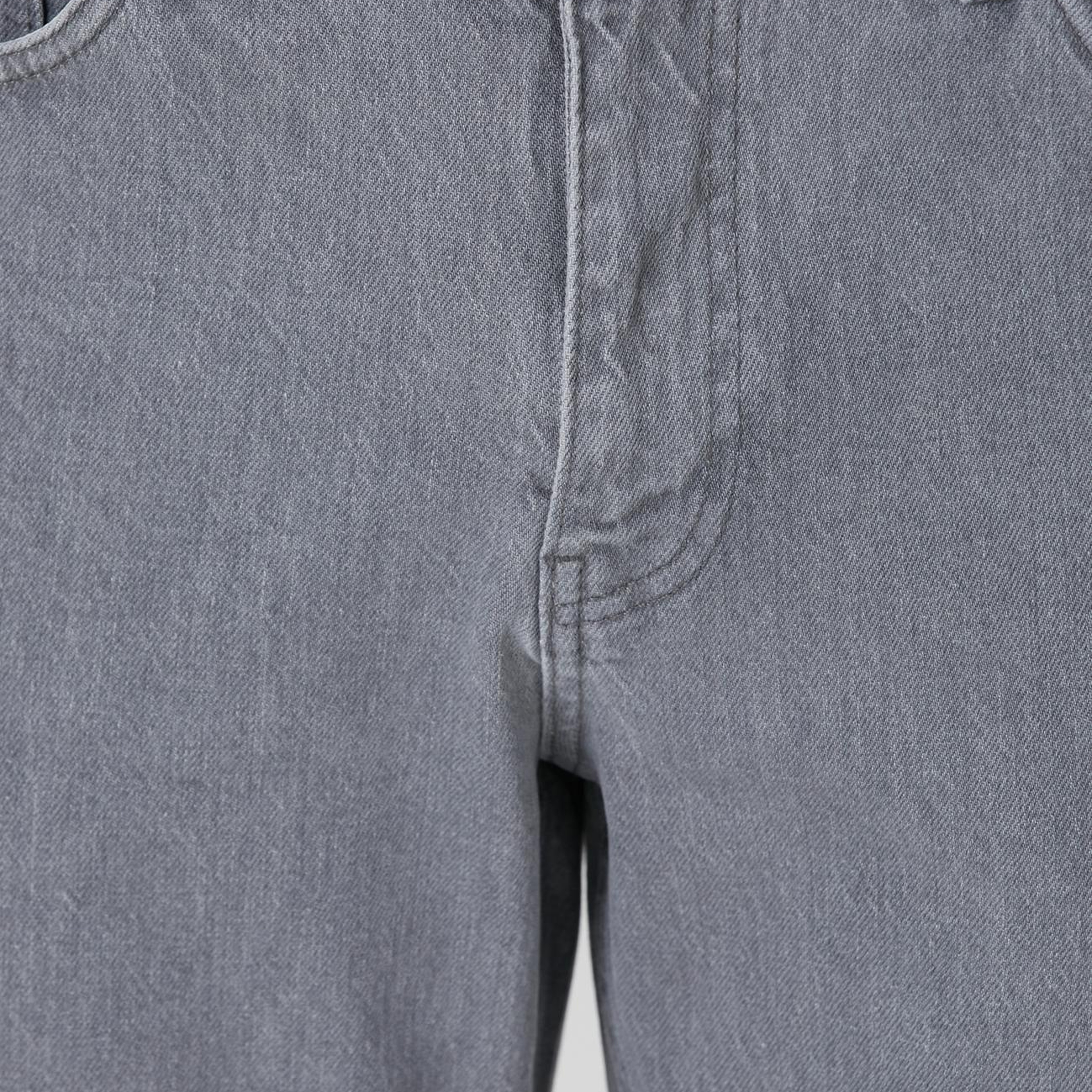 Network Erkek Açık Gri Denim Pantolon