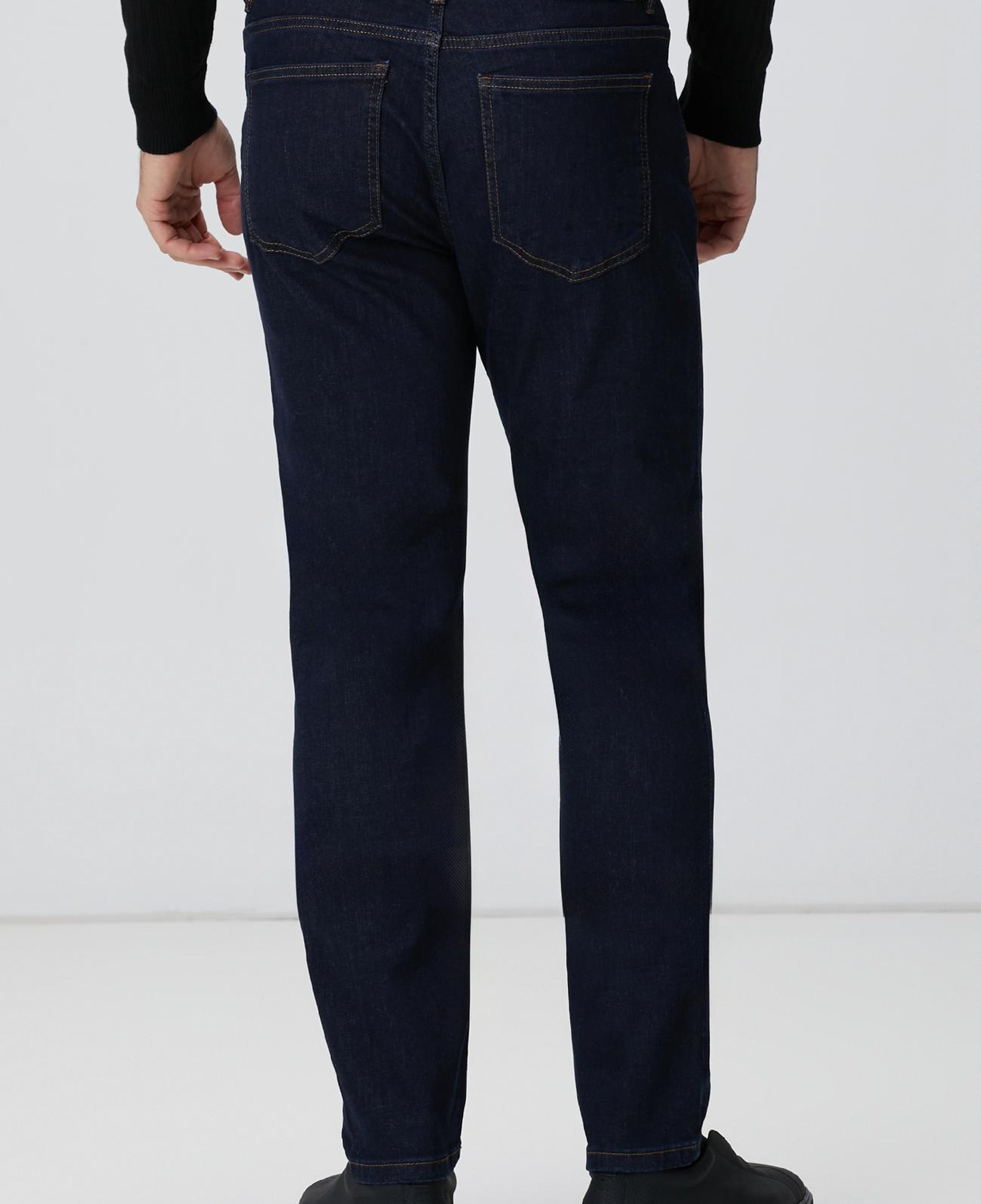Network Erkek Slim Fit Lacivert Denim Pantolon