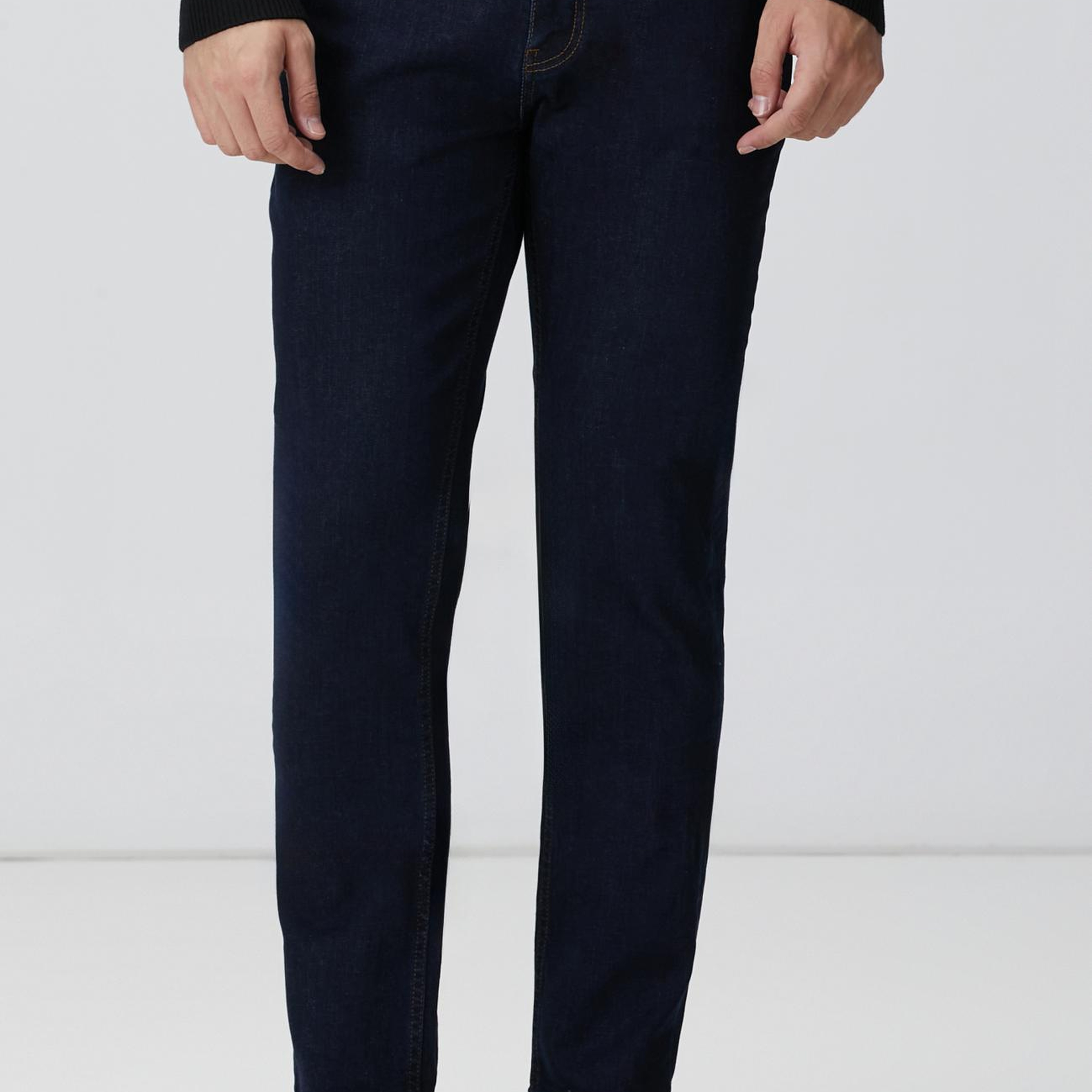 Network Erkek Slim Fit Lacivert Denim Pantolon