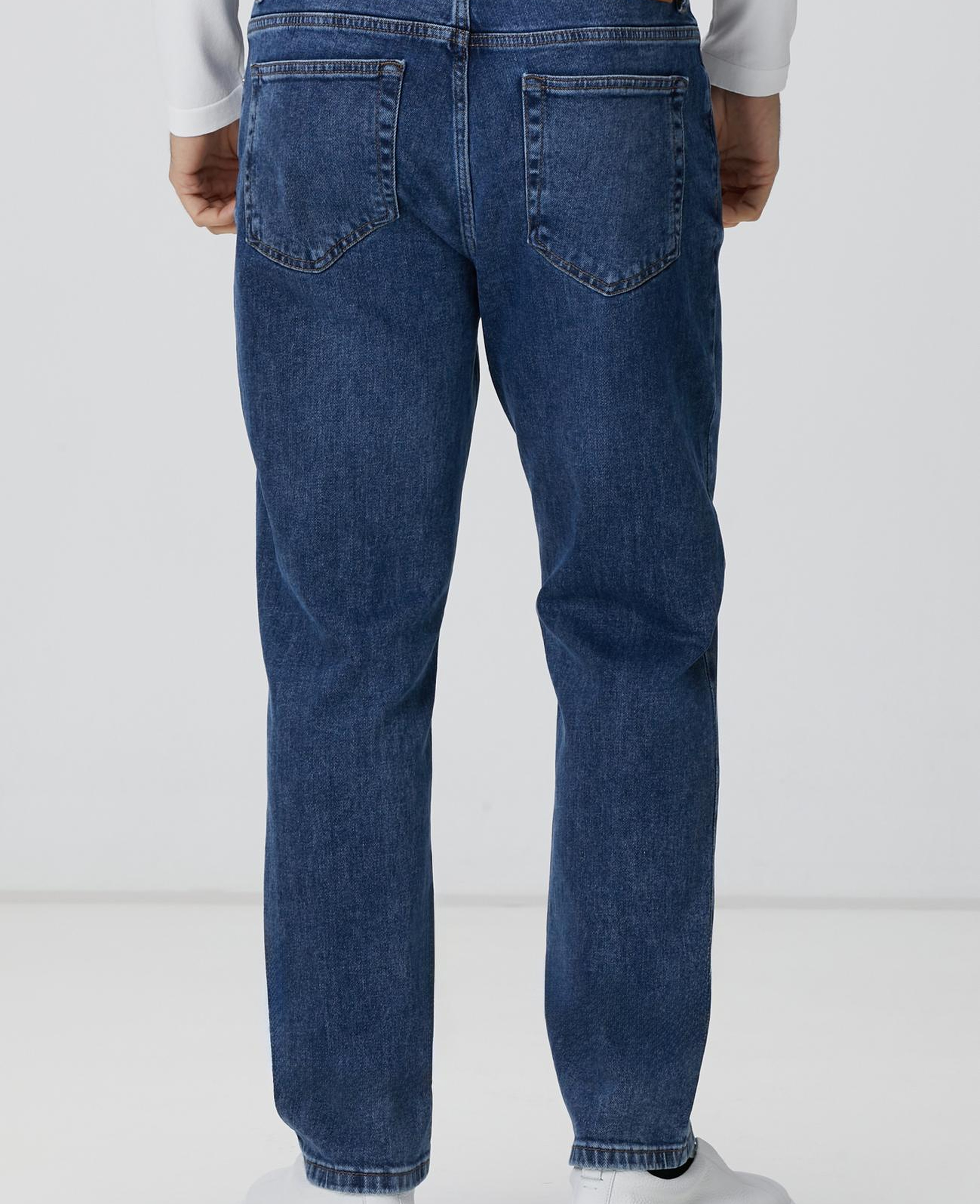 Network Erkek Lacivert Denim Pantolon