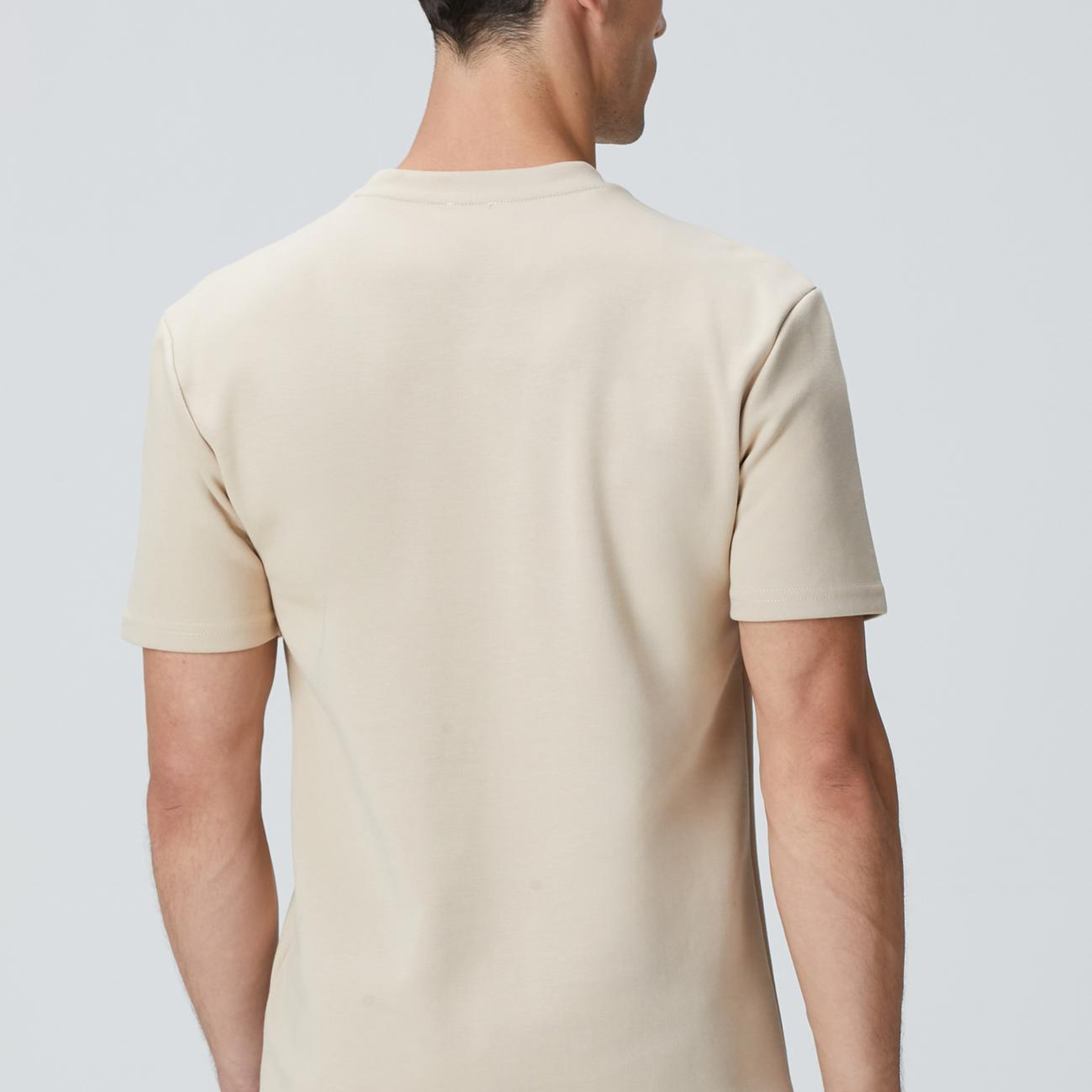 Network Erkek Bej  Baskılı Sweatshirt