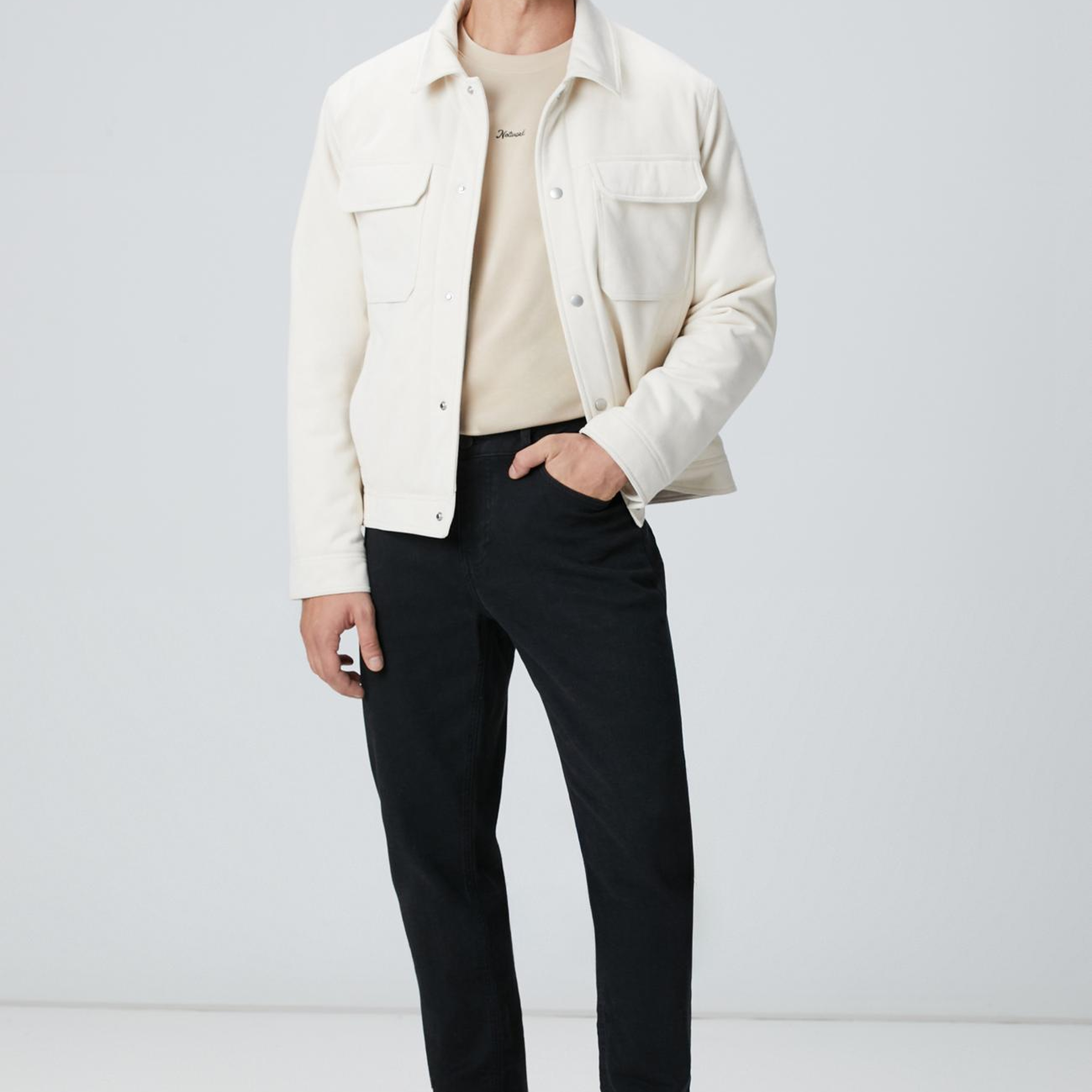 Network Erkek Bej  Baskılı Sweatshirt