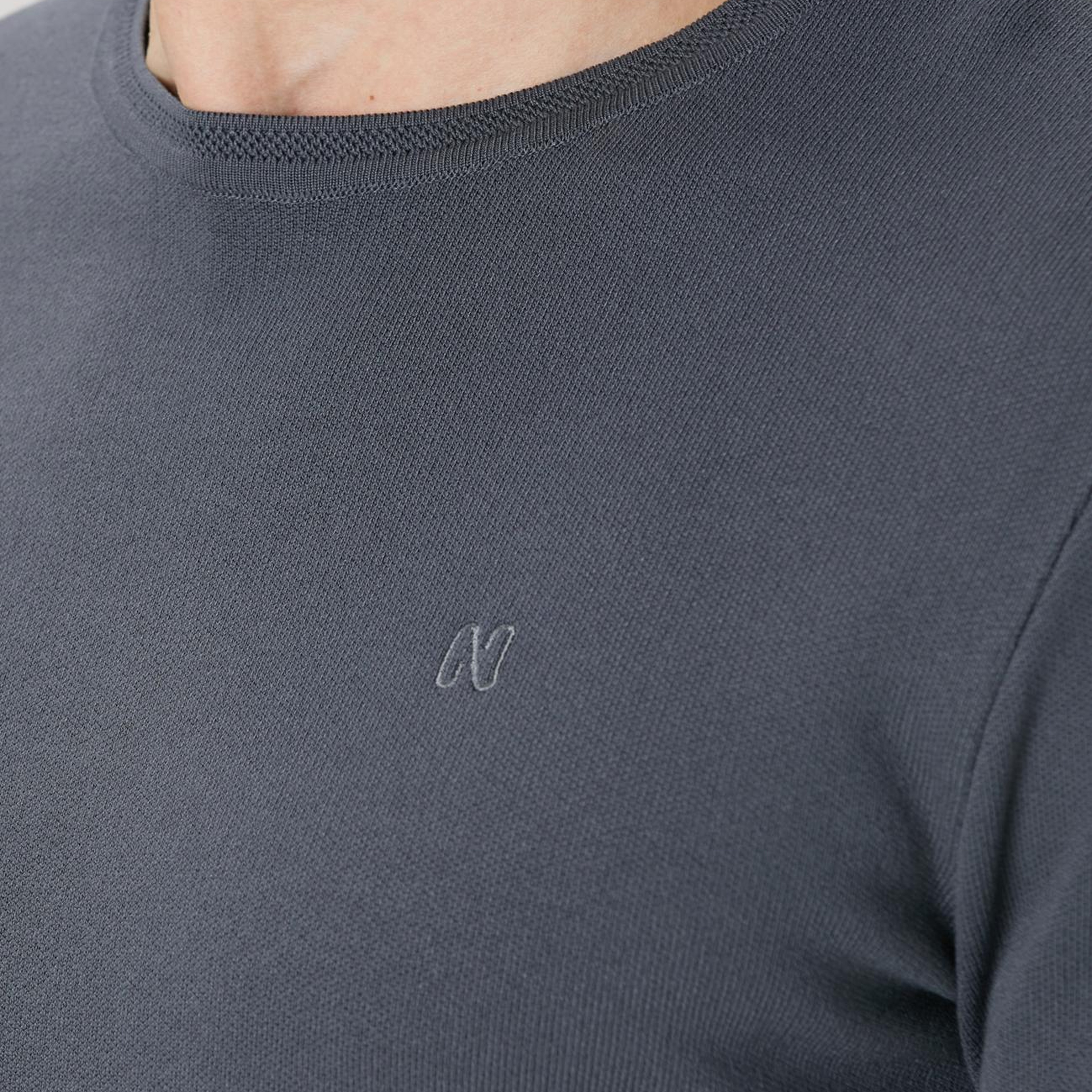 Network Erkek Antrasit Örgü Kazak