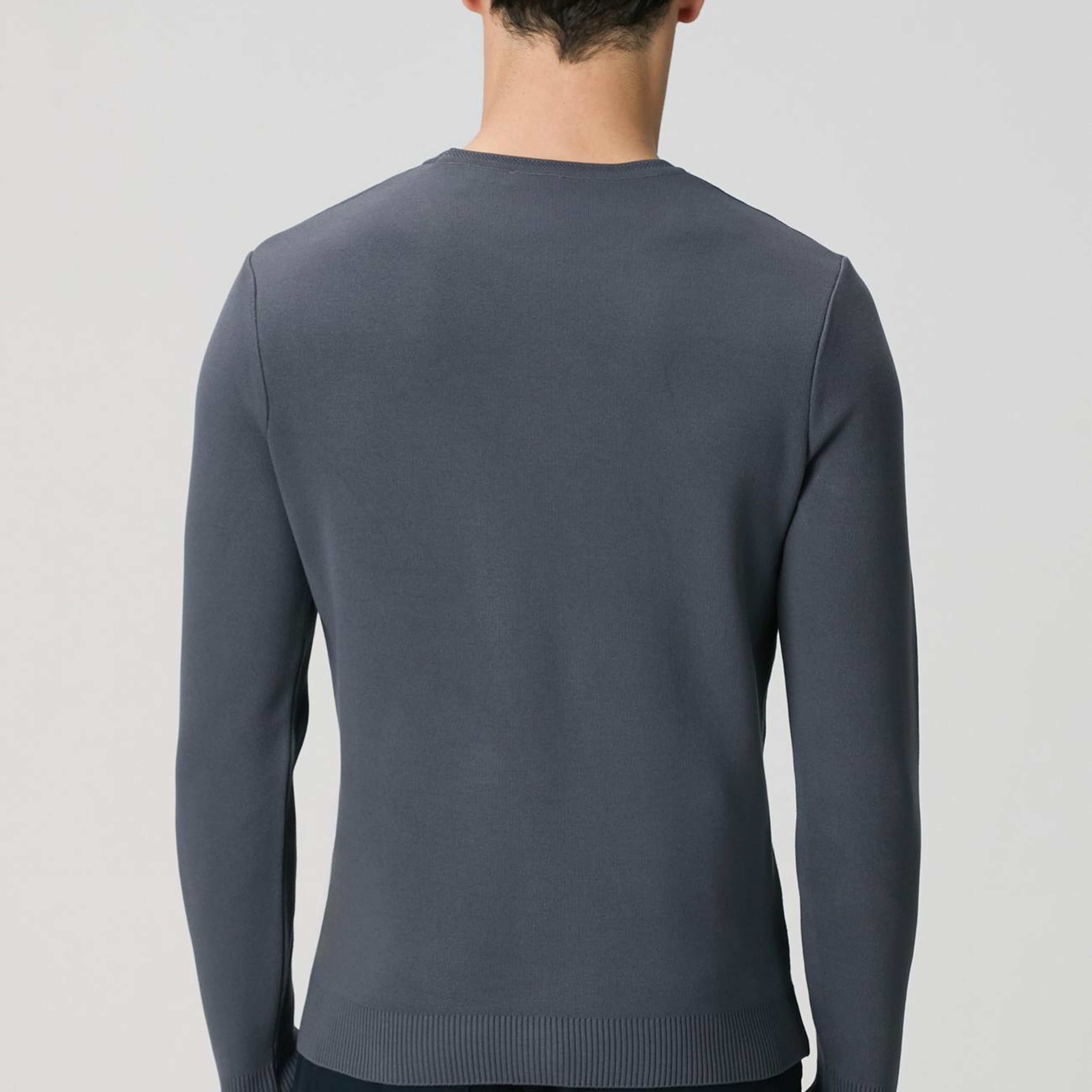 Network Erkek Antrasit Örgü Kazak