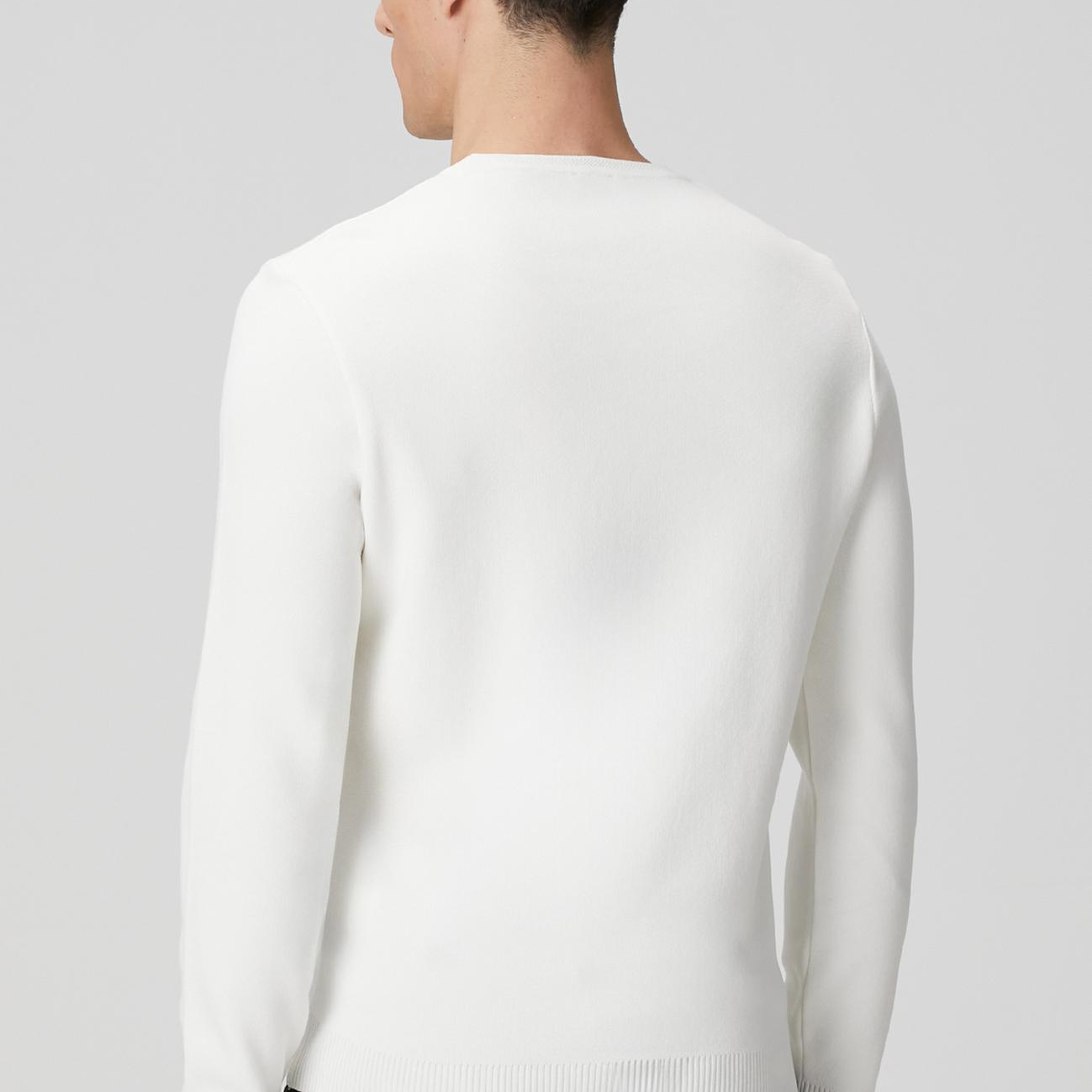 Network Erkek Kırık Beyaz Örgü Kazak