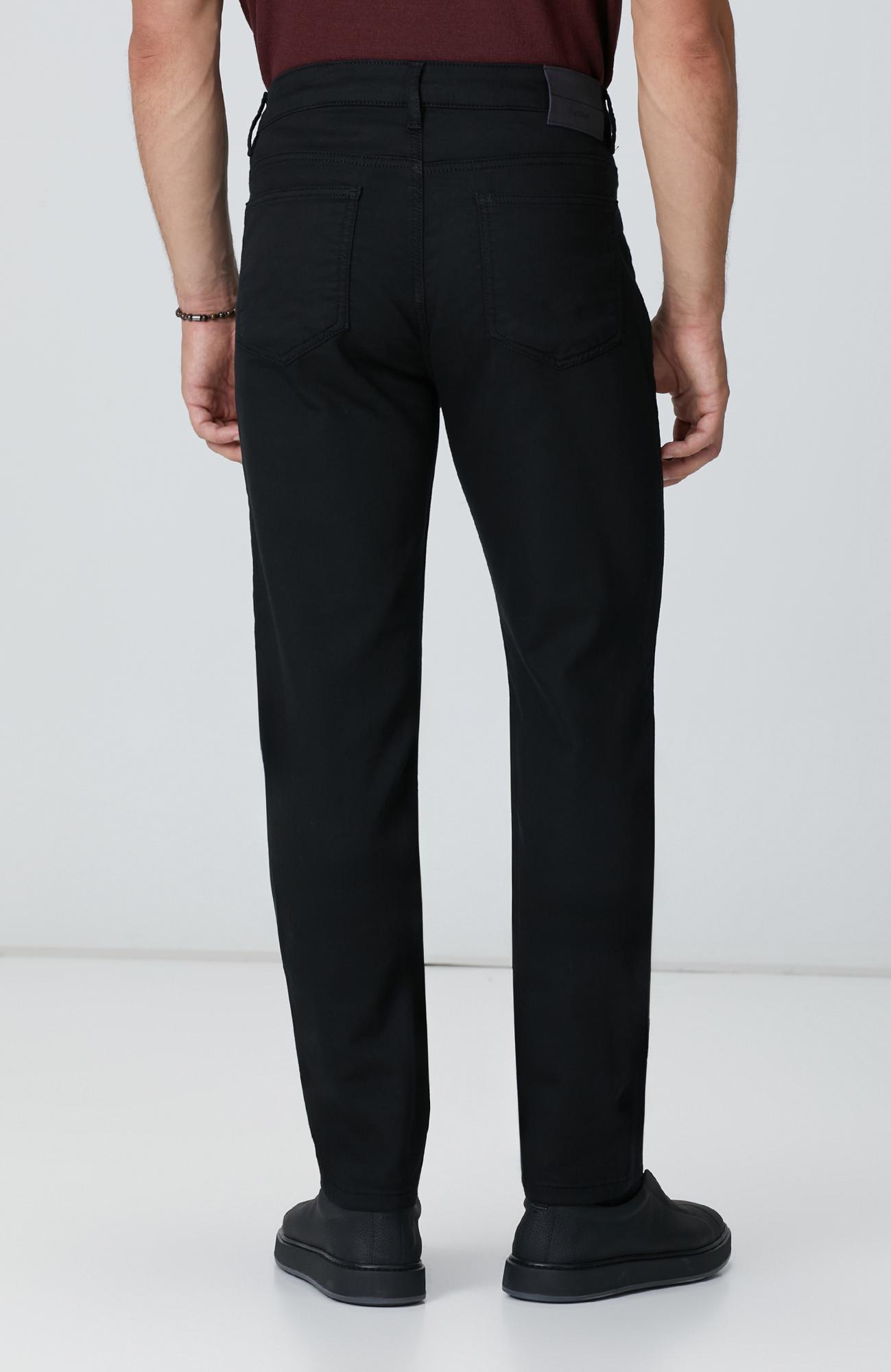 Network Erkek Siyah Casual Pantolon