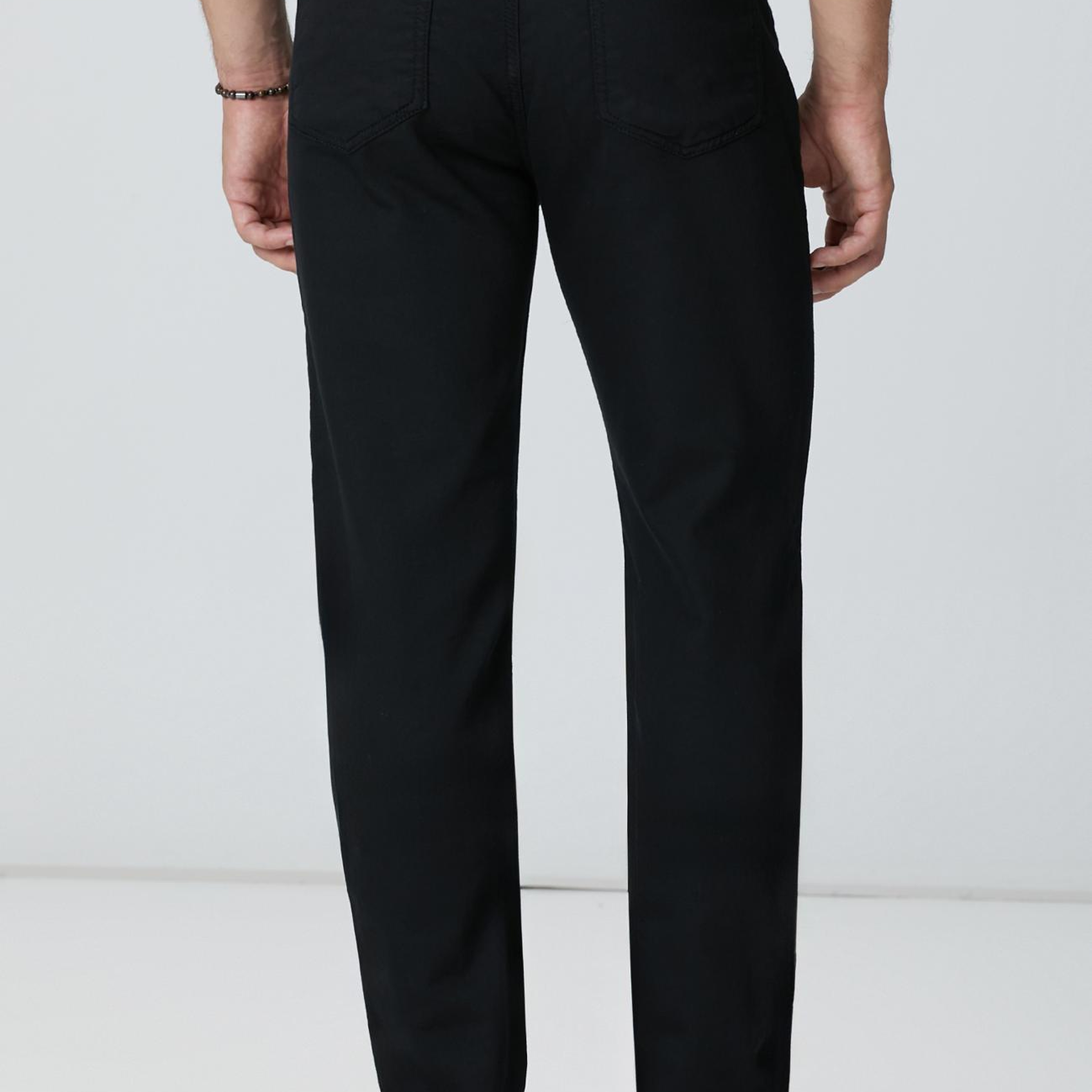 Network Erkek Siyah Casual Pantolon