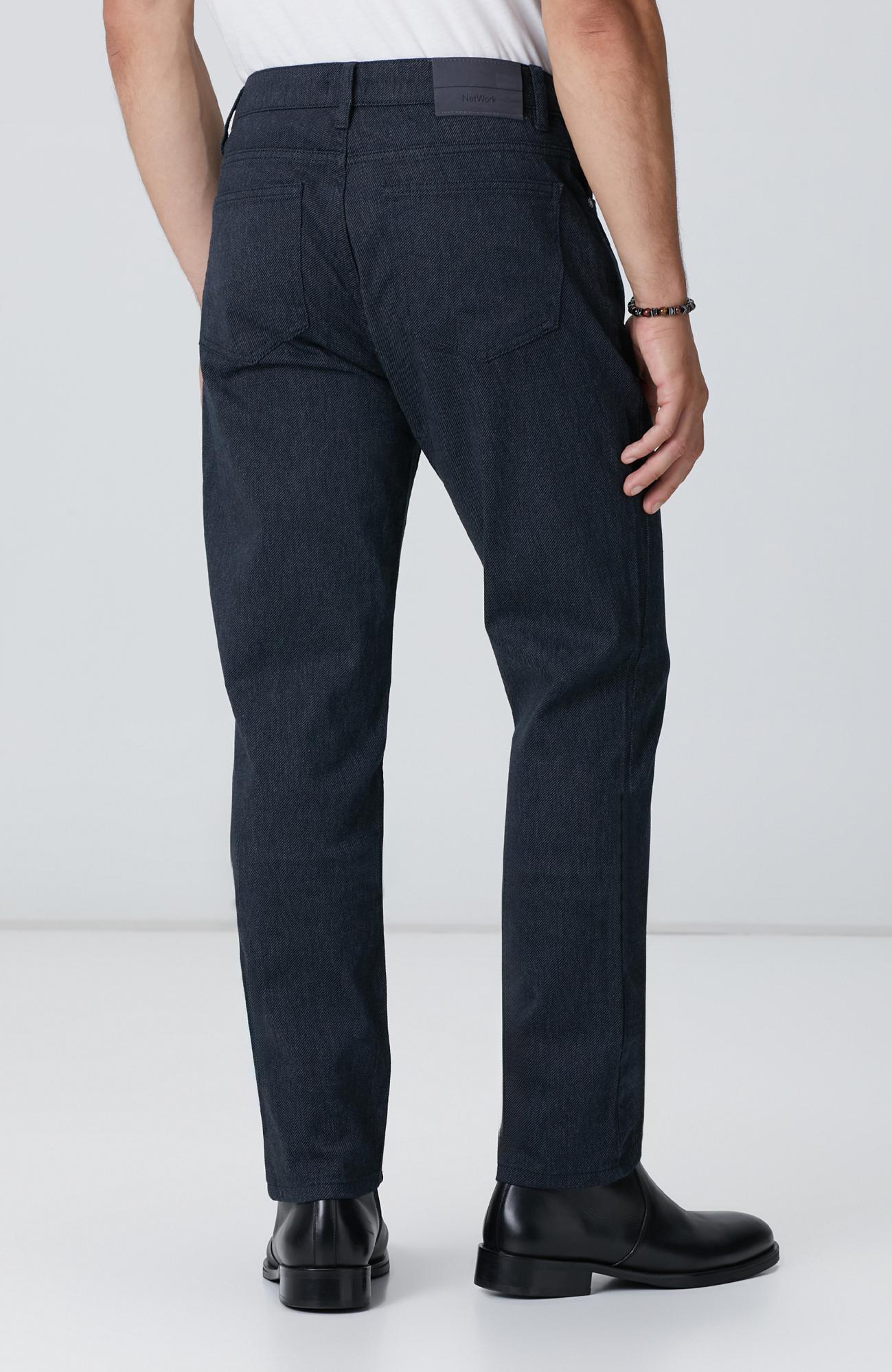 Network Erkek Lacivert Casual Pantolon