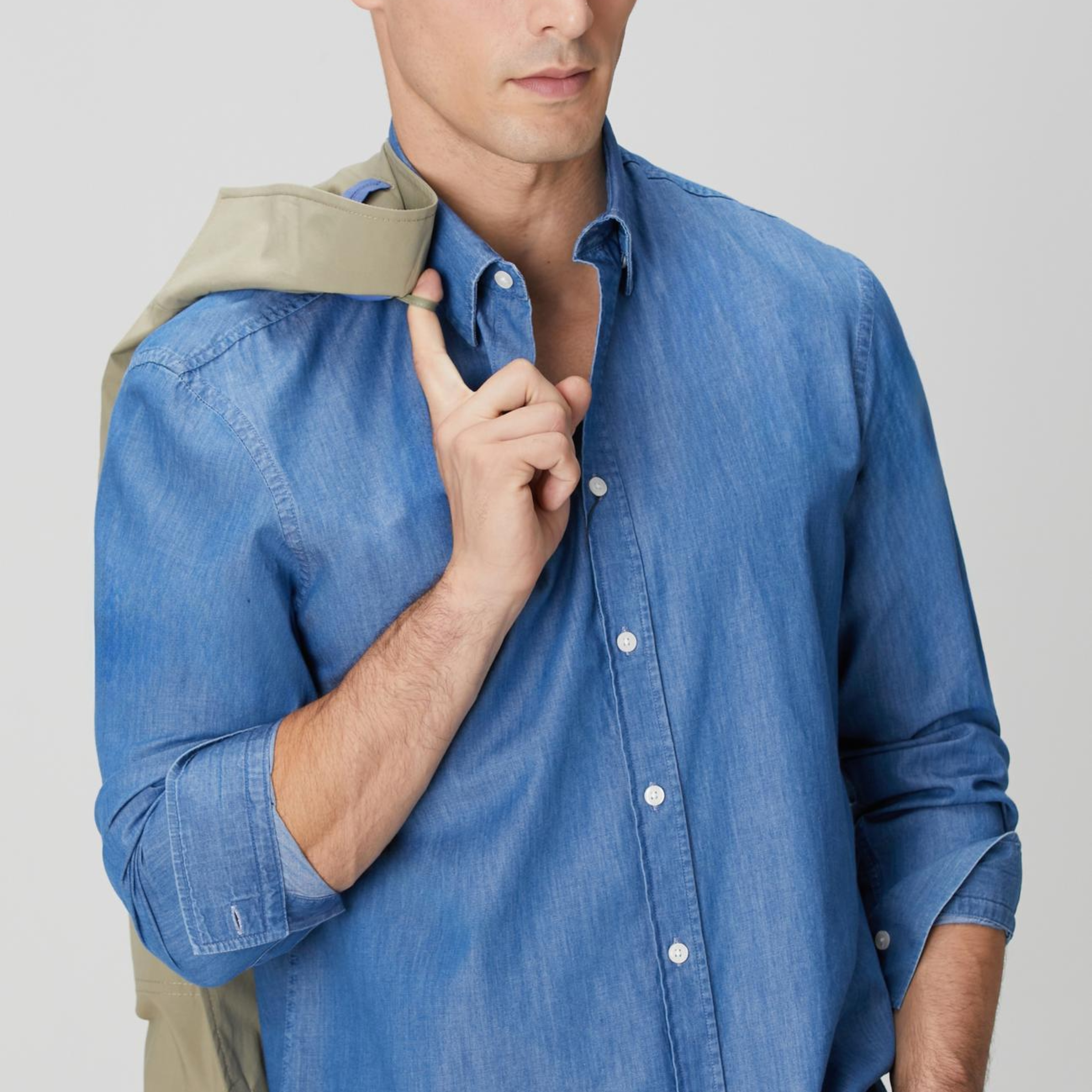 Network Erkek Açık Mavi Gömlek