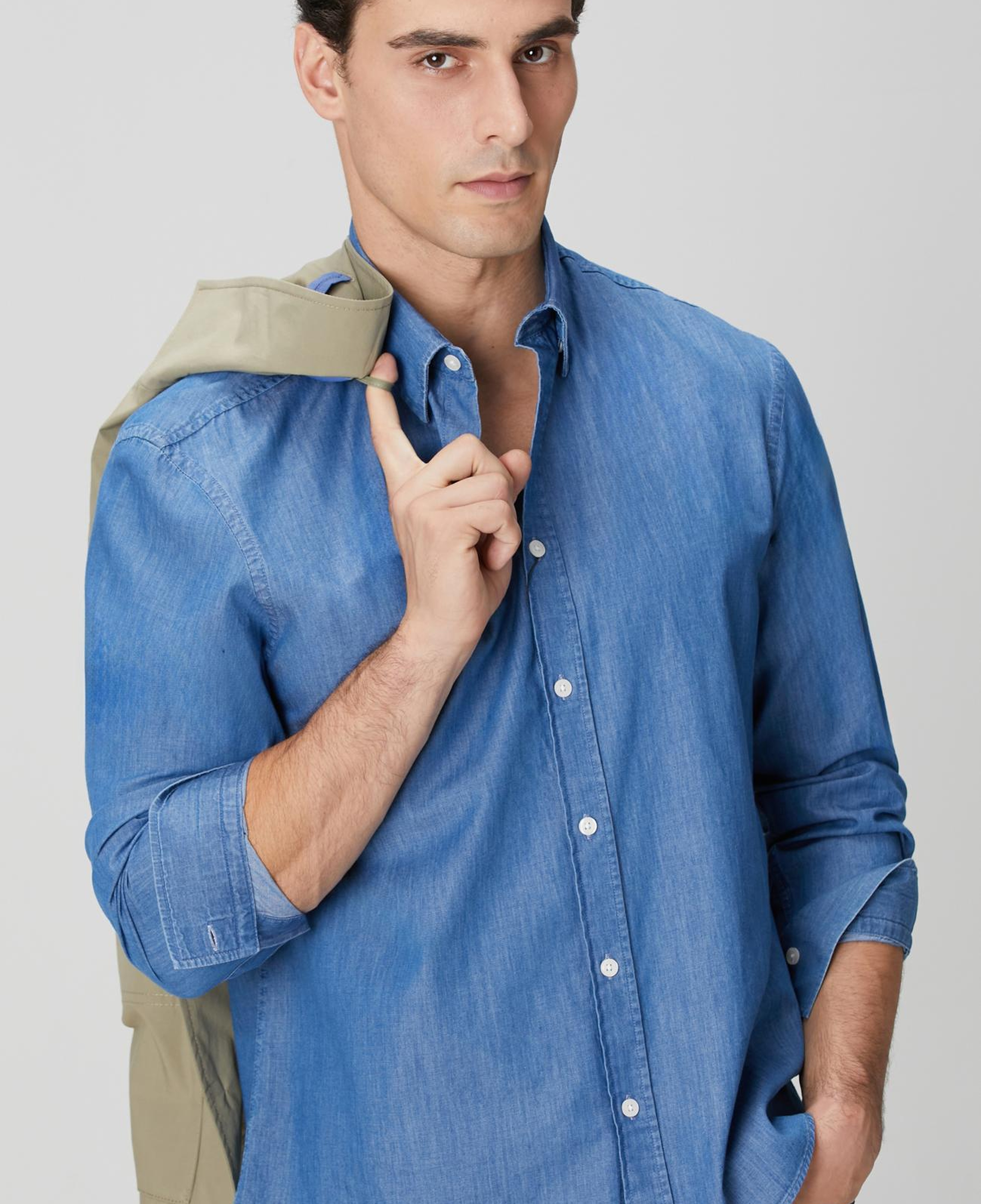 Network Erkek Açık Mavi Gömlek