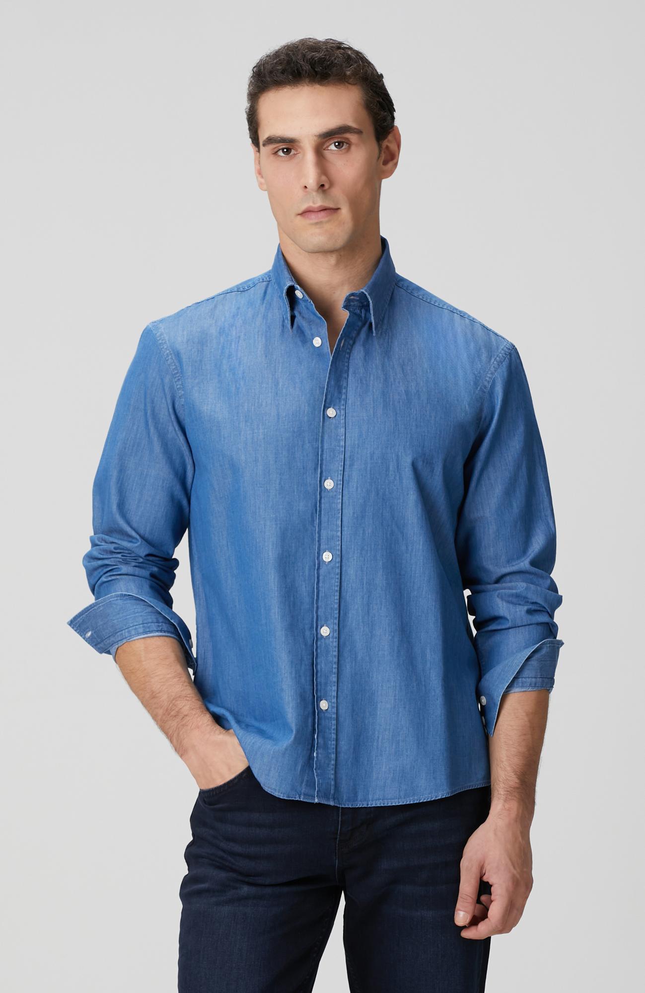 Network Erkek Açık Mavi Gömlek
