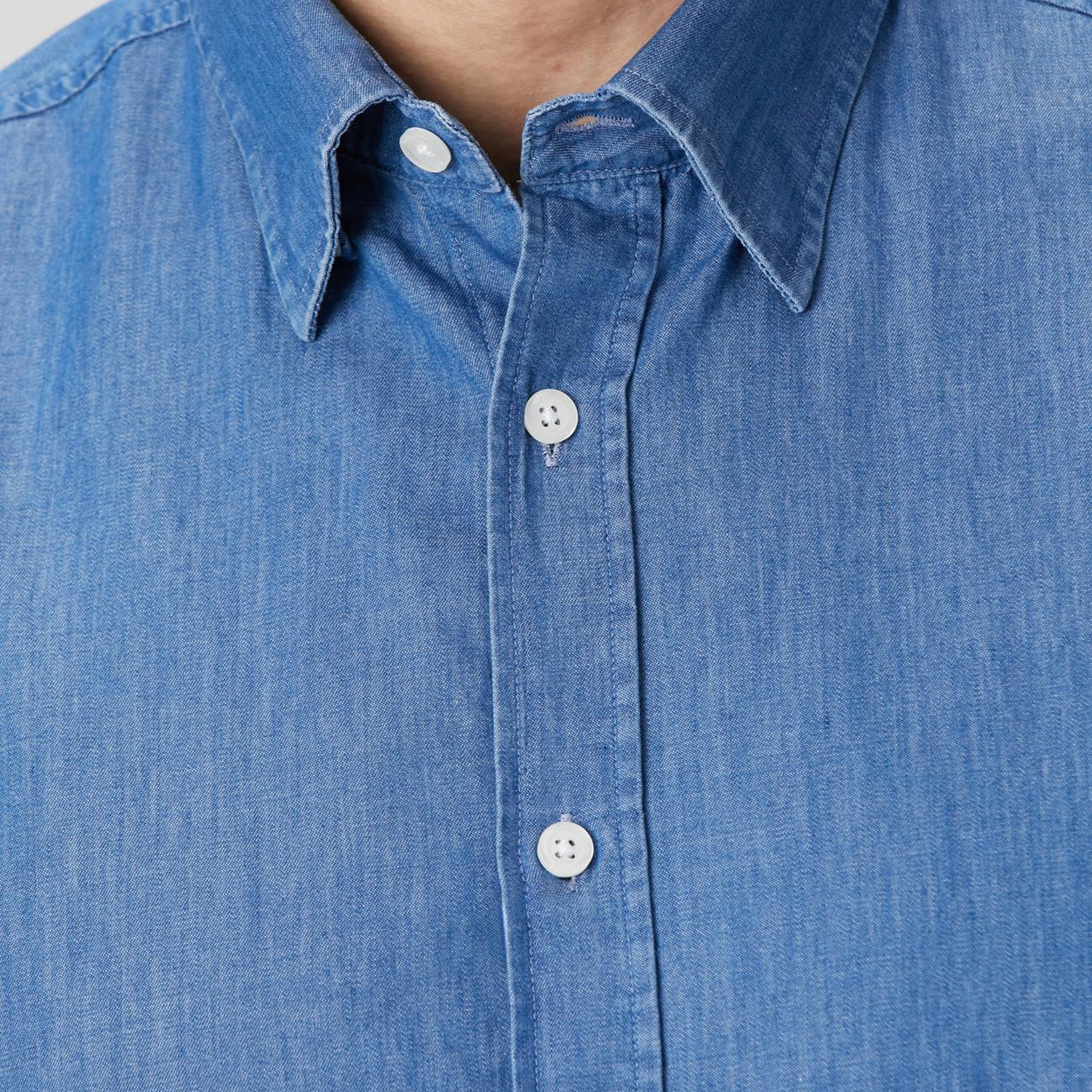 Network Erkek Açık Mavi Gömlek