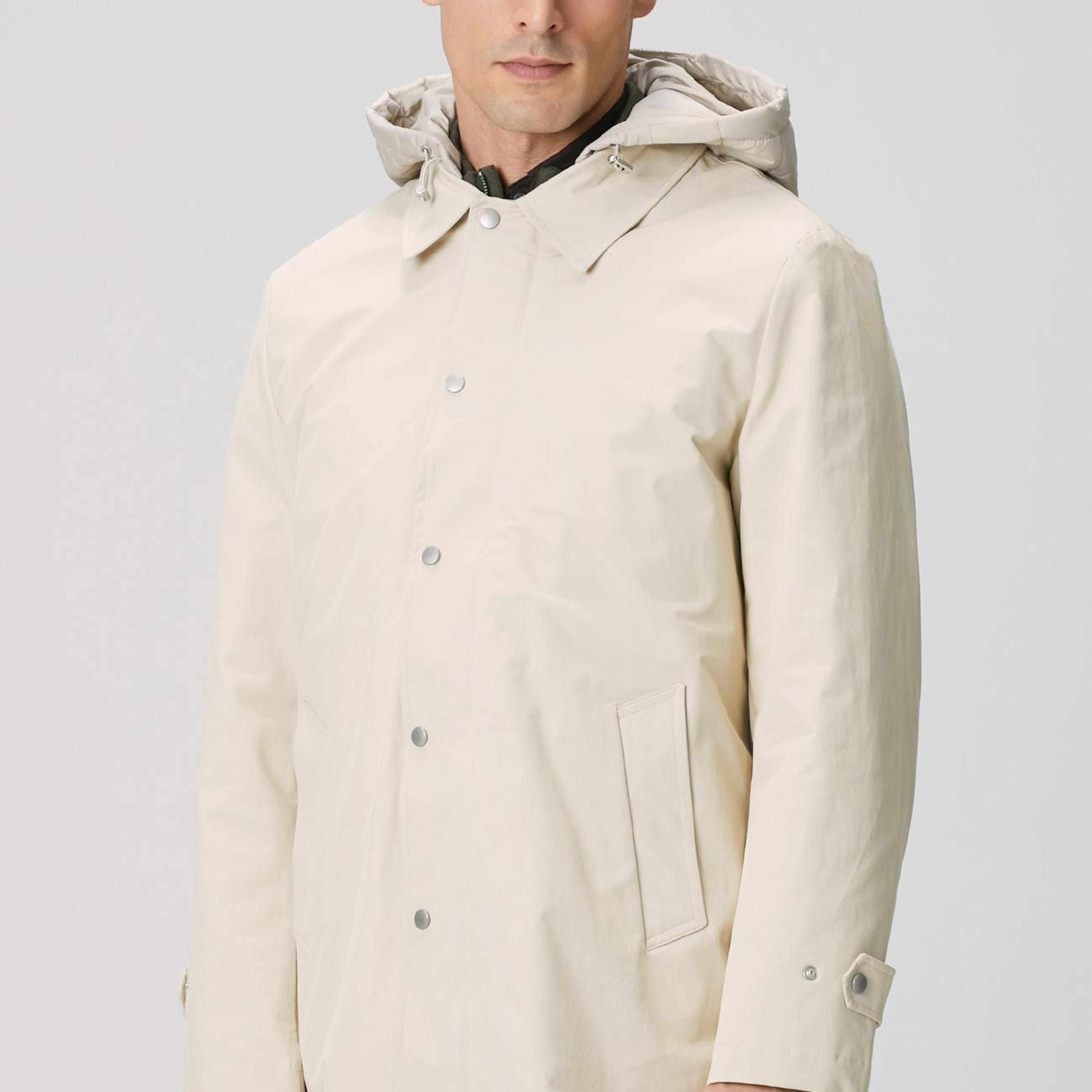 Network Erkek Taş Pardösü