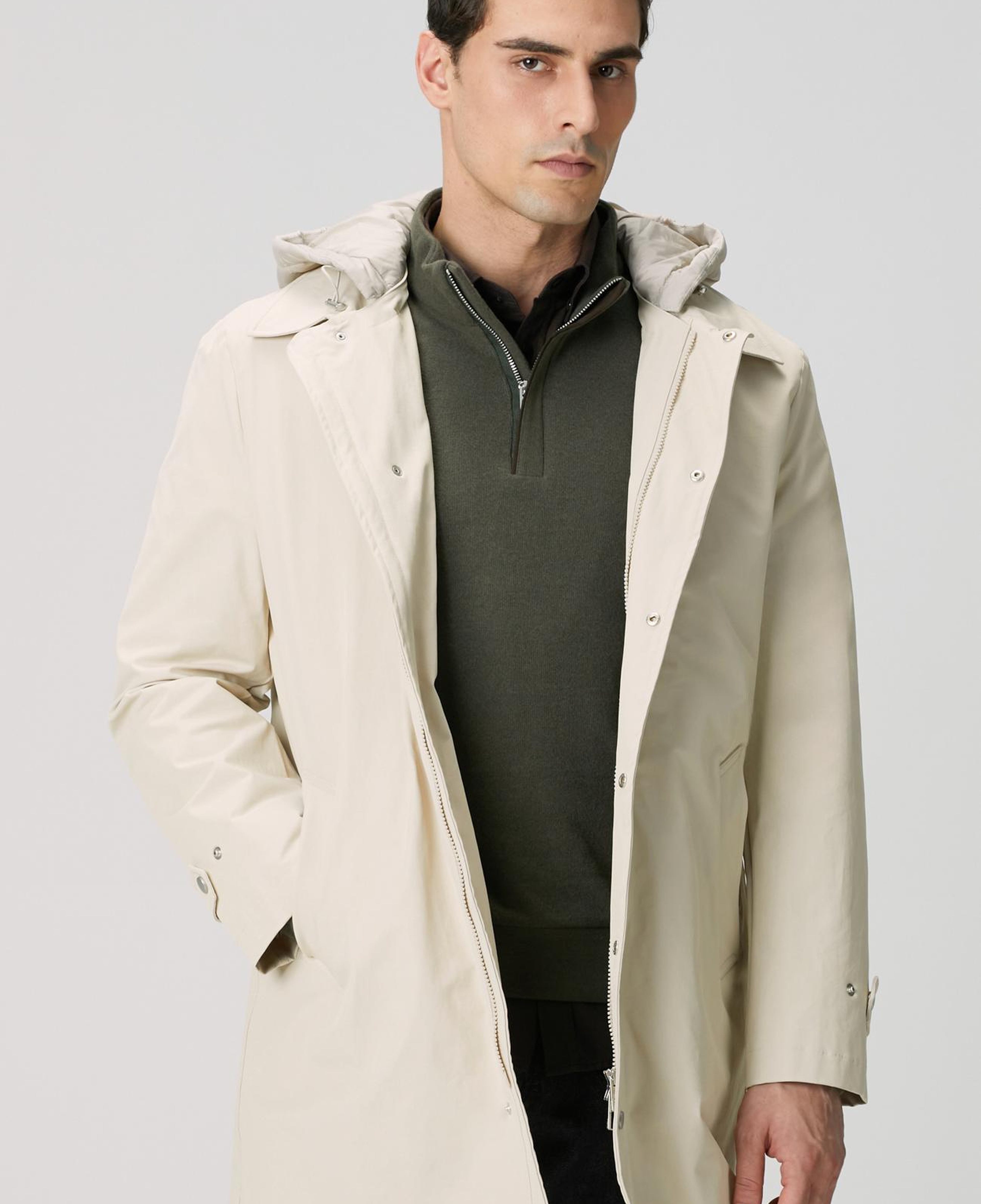 Network Erkek Taş Pardösü