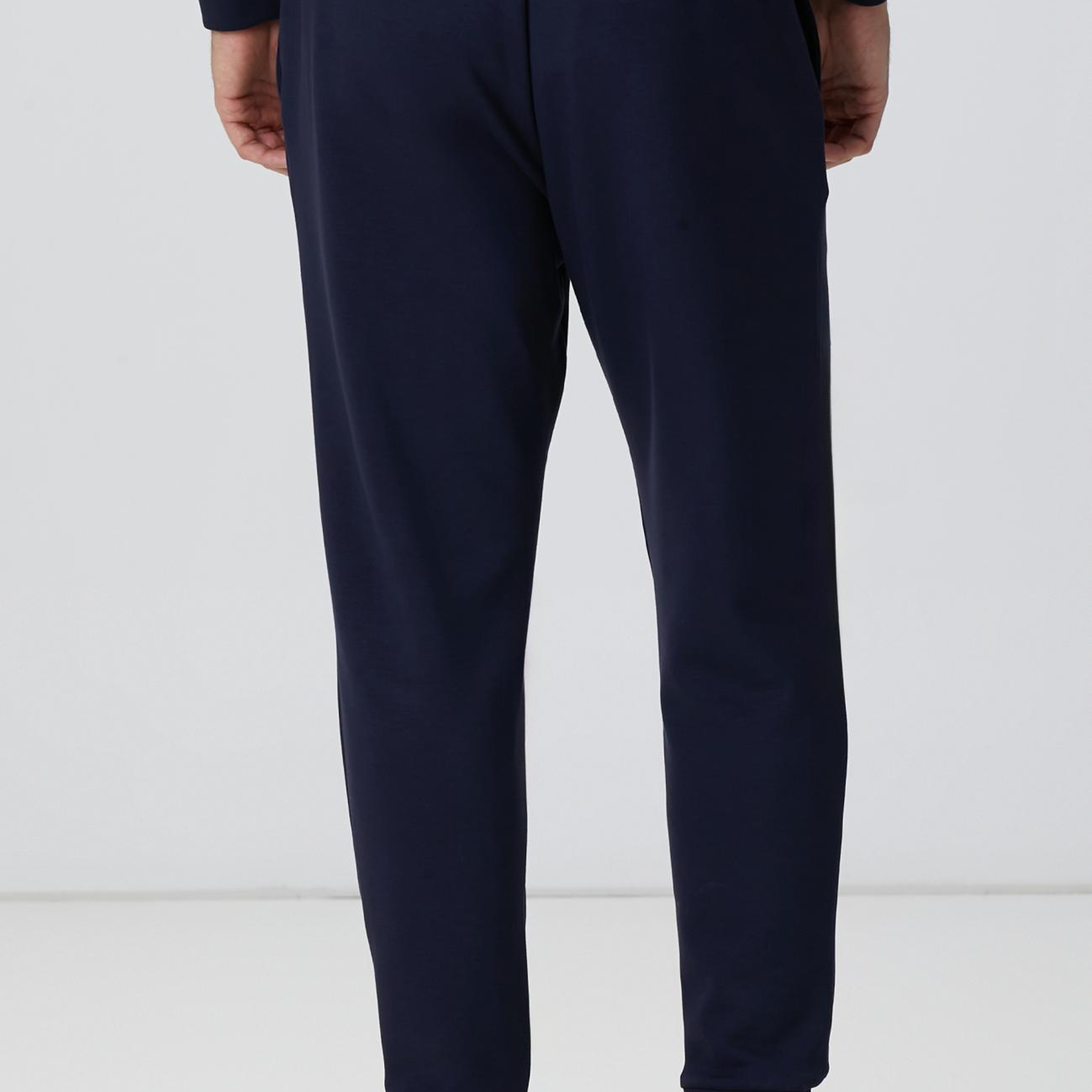 Network Erkek Lacivert Yandan Cepli Basic Eşofman Altı