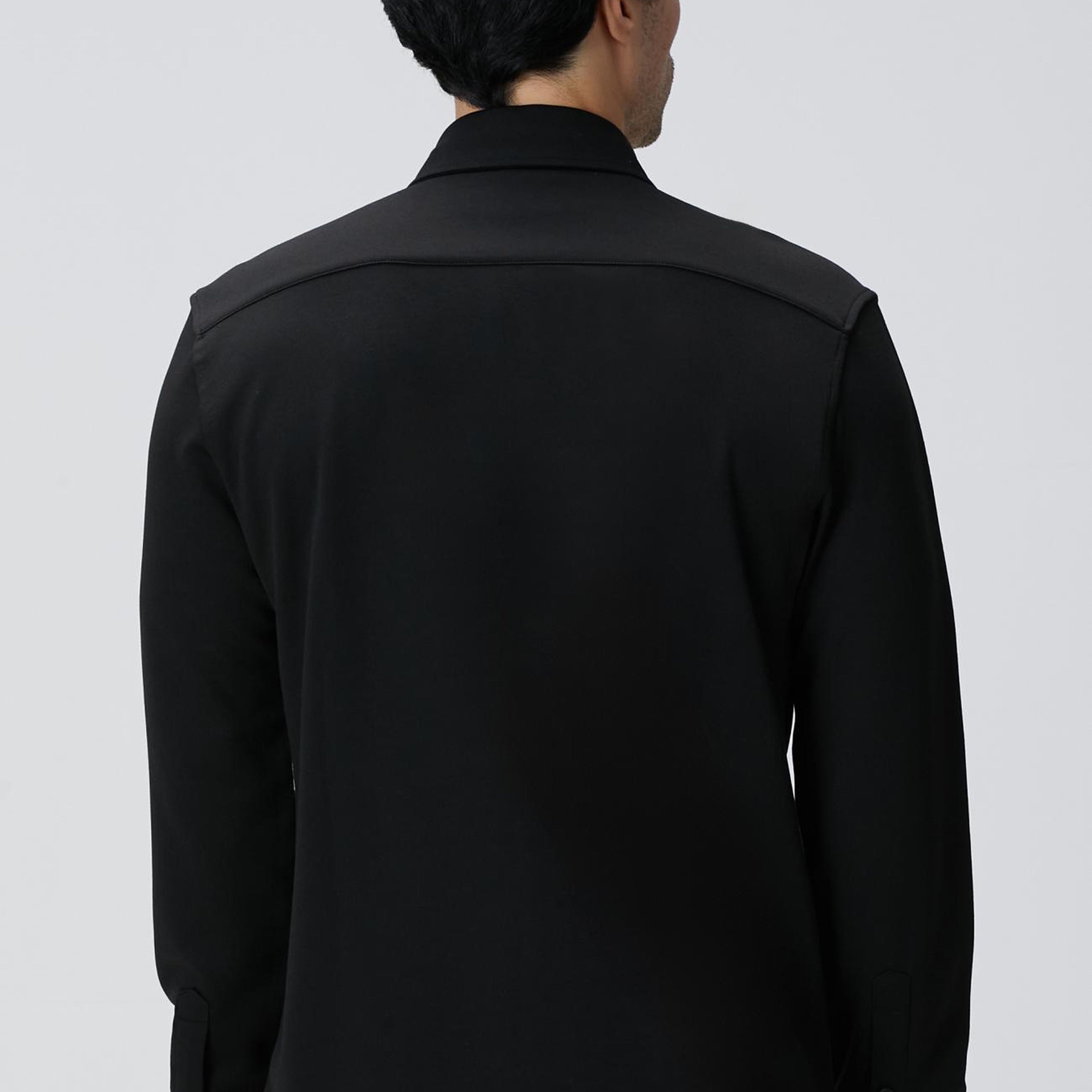 Network Erkek Siyah Uzun Kollu Örme Gömlek