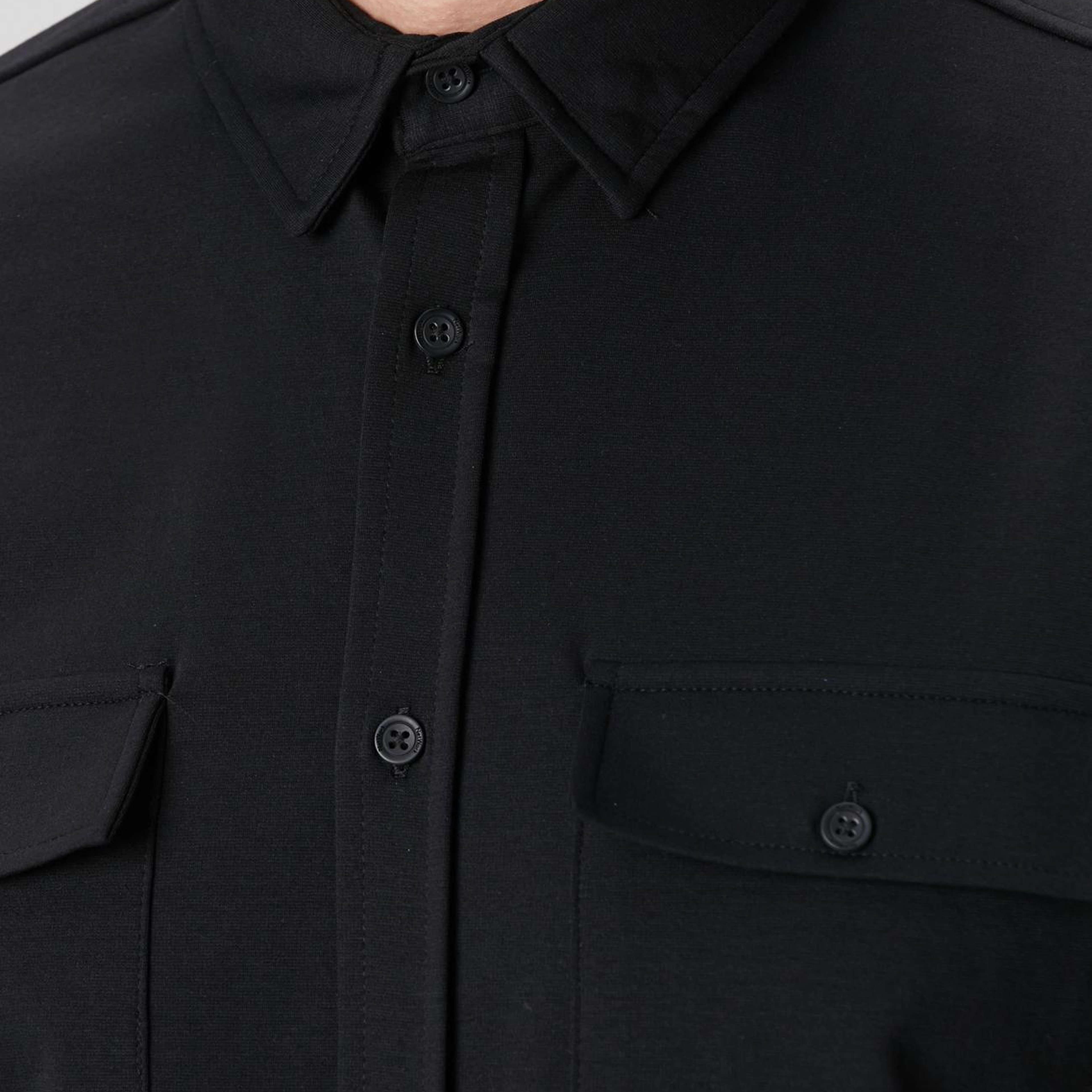 Network Erkek Siyah Gömlek