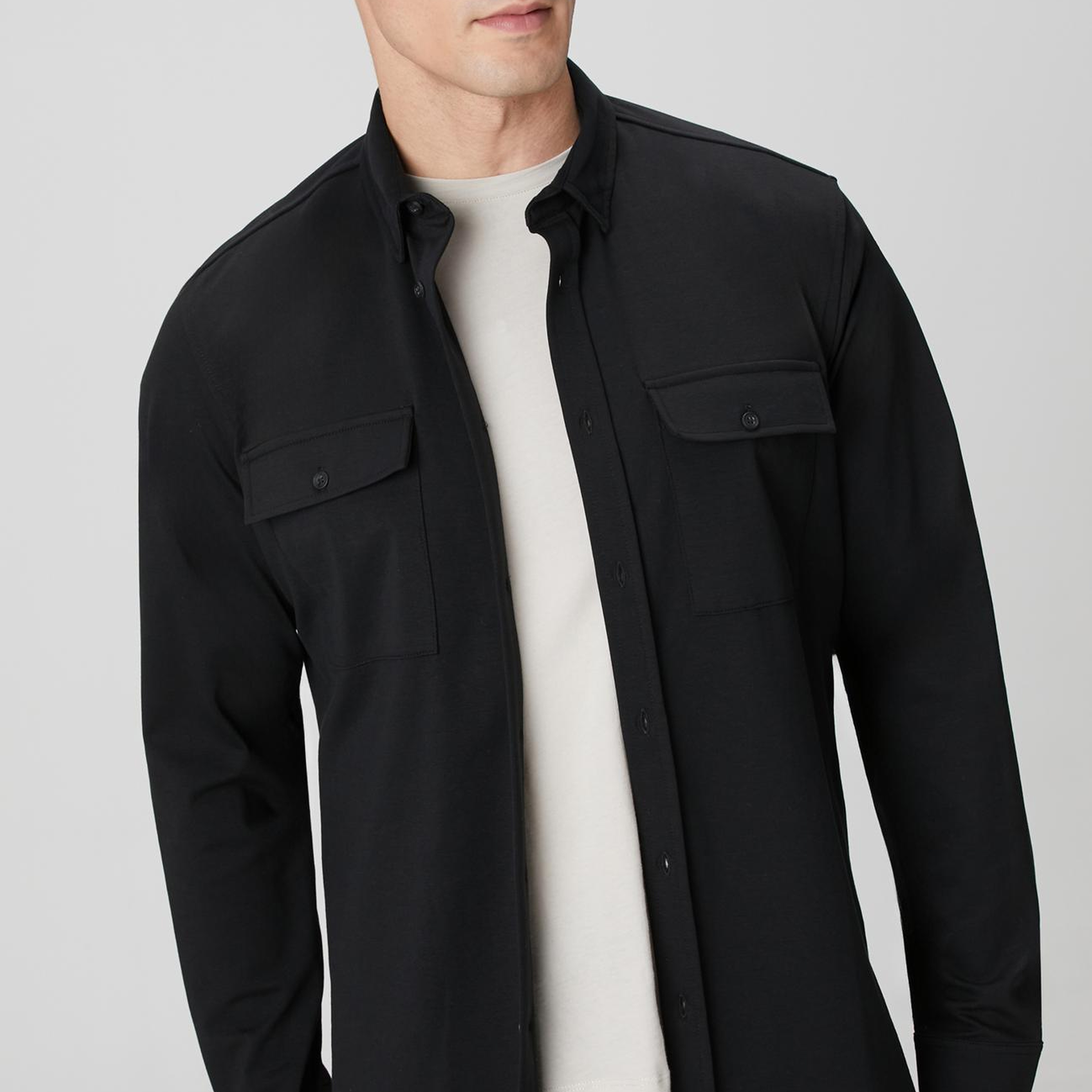 Network Erkek Siyah Gömlek