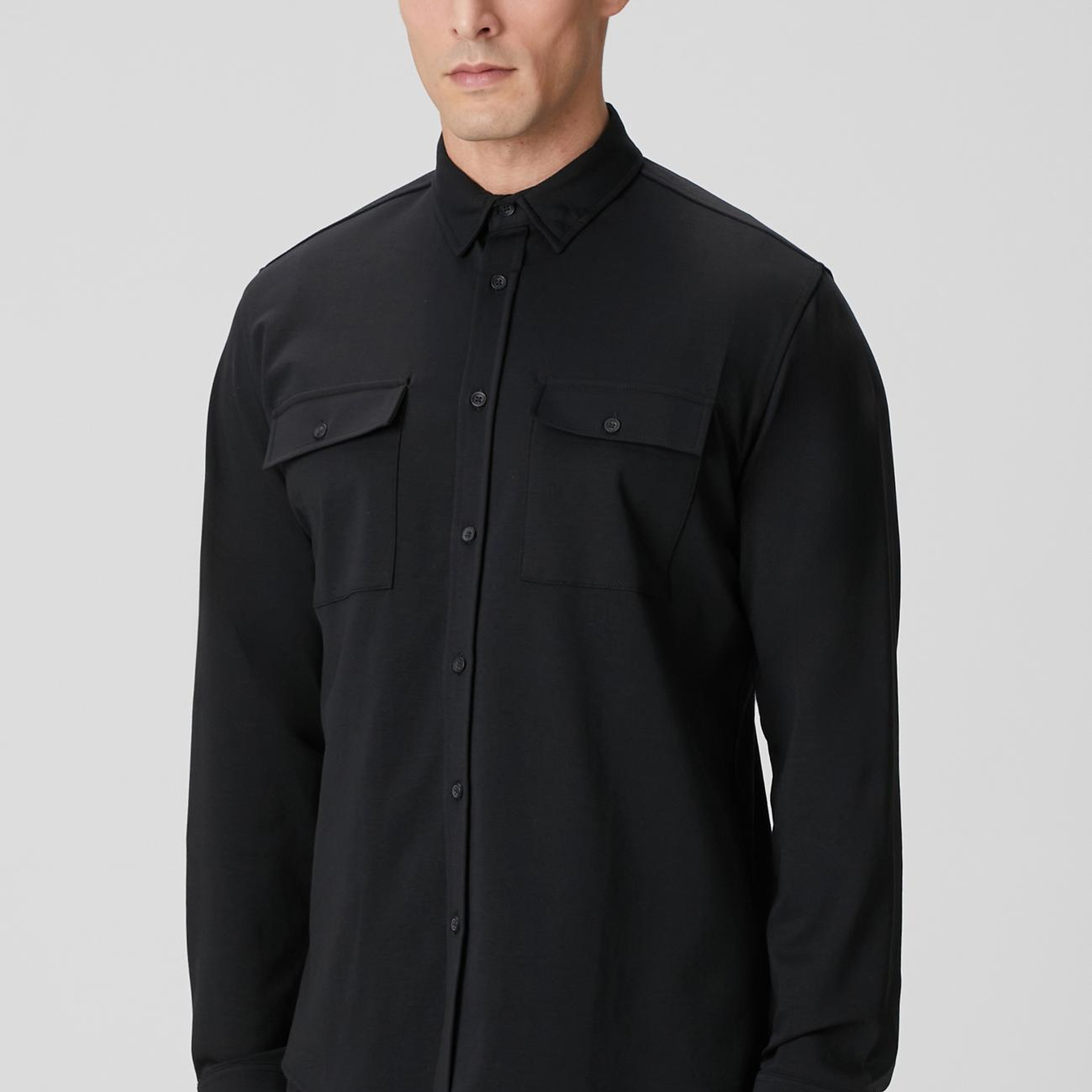 Network Erkek Siyah Gömlek