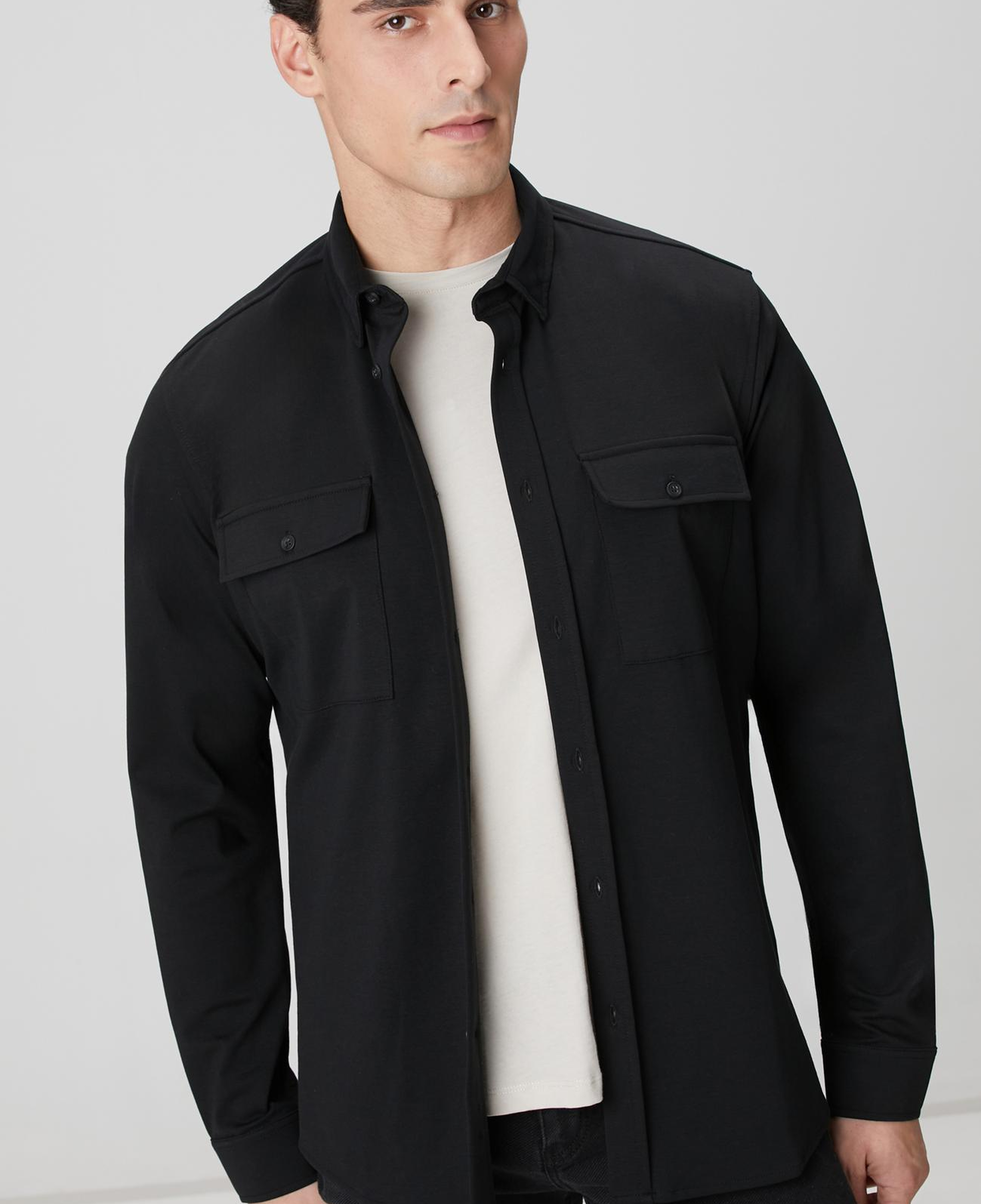 Network Erkek Siyah Gömlek