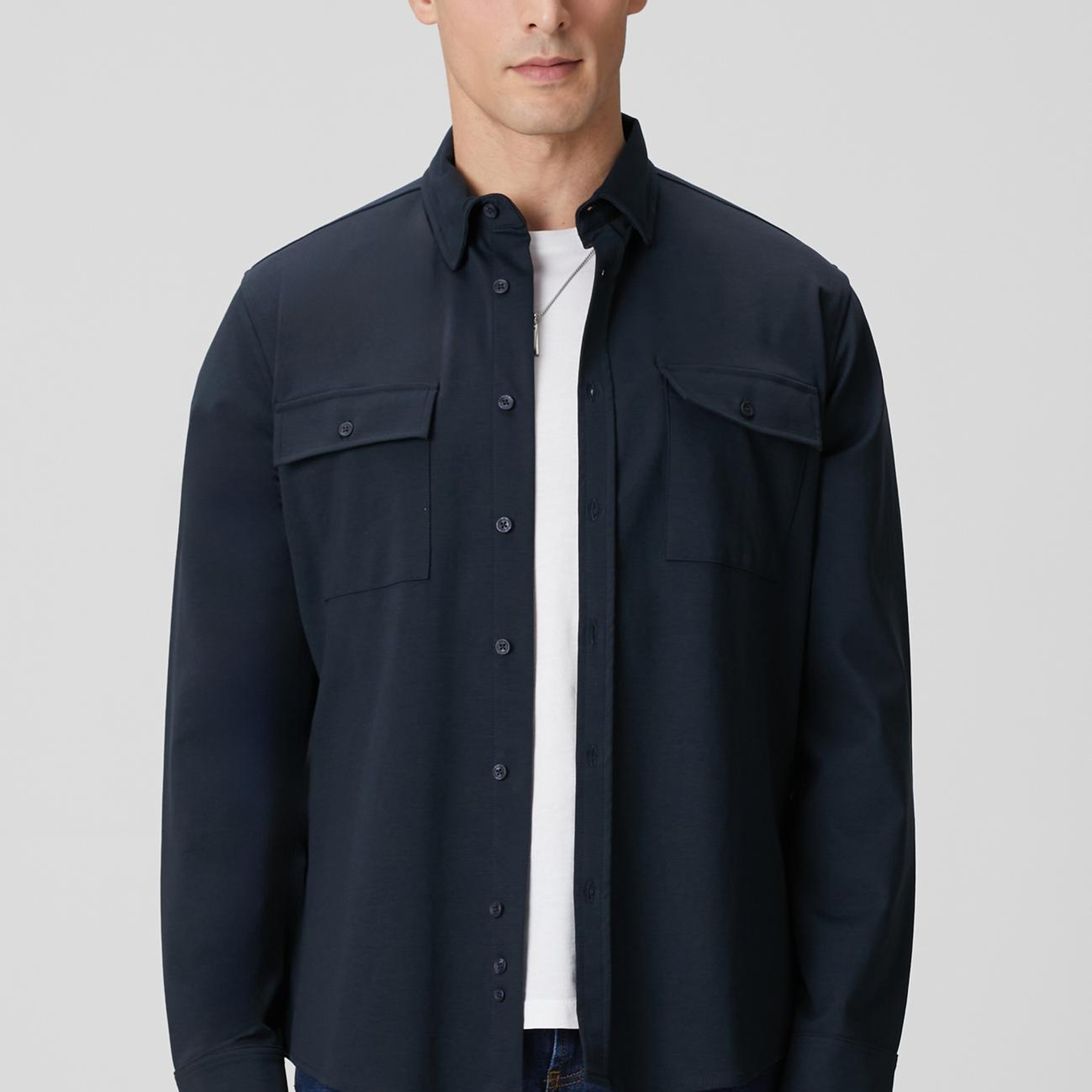 Network Erkek Lacivert Gömlek