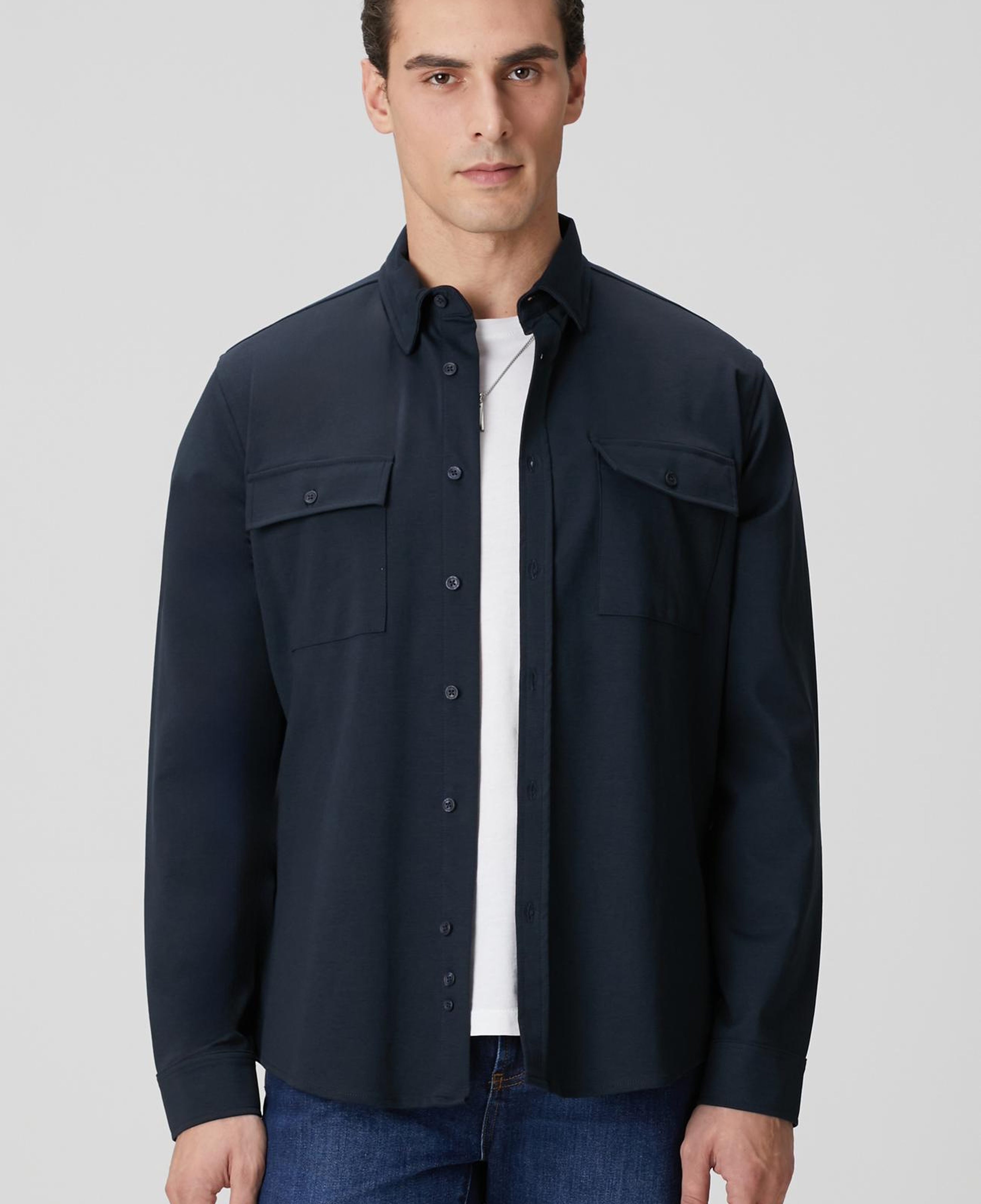 Network Erkek Lacivert Gömlek
