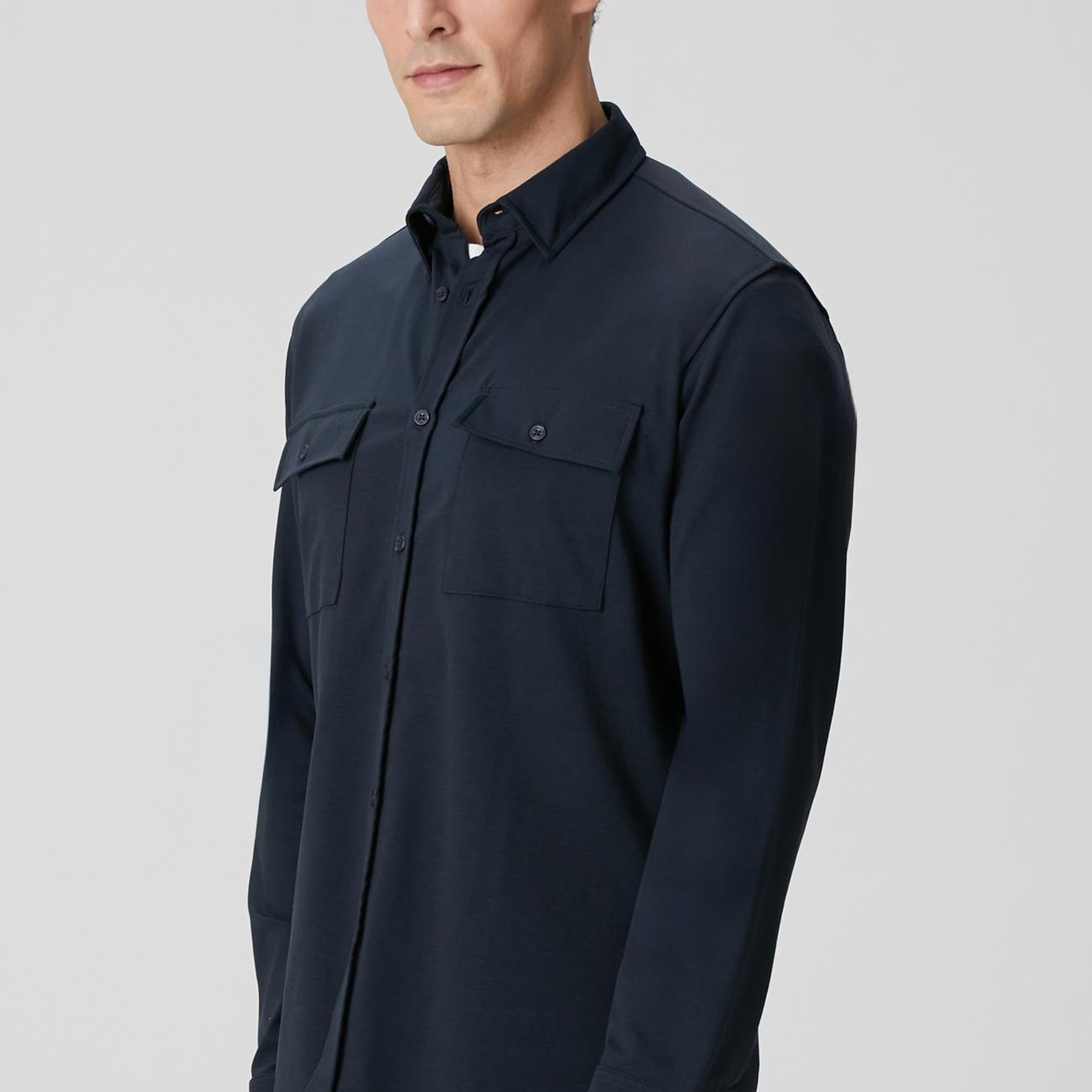 Network Erkek Lacivert Gömlek