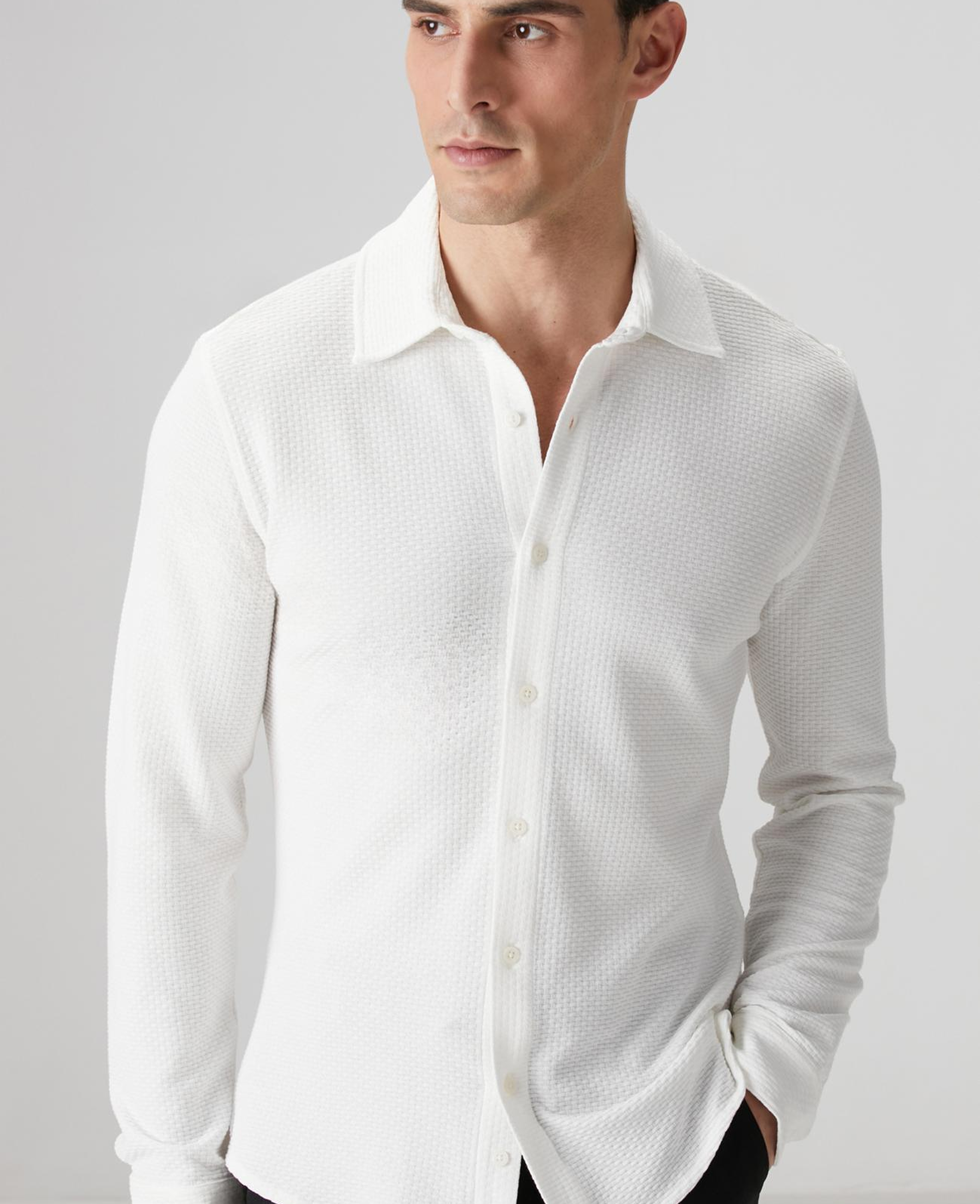 Network Erkek Beyaz Gömlek