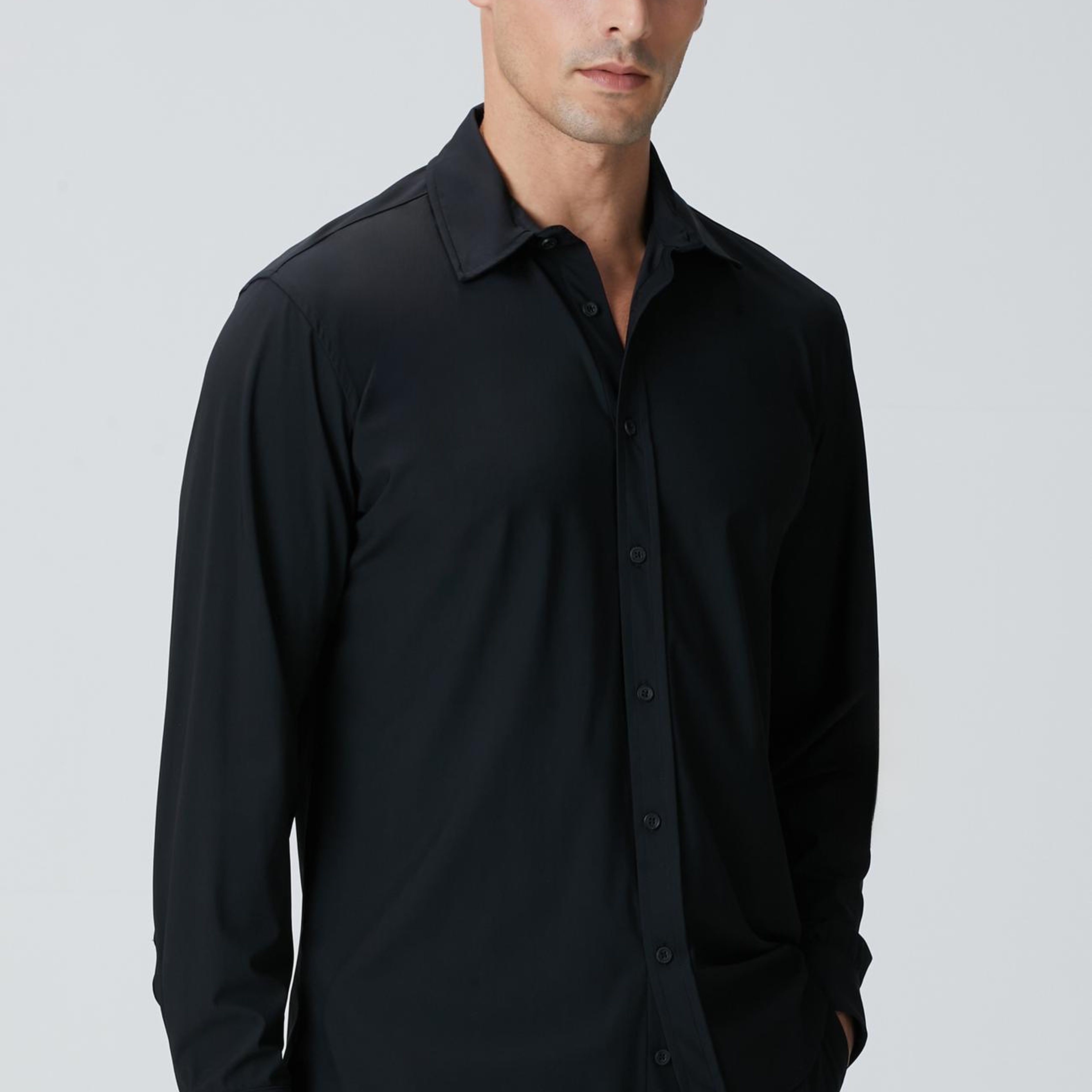 Network Erkek Siyah Gömlek