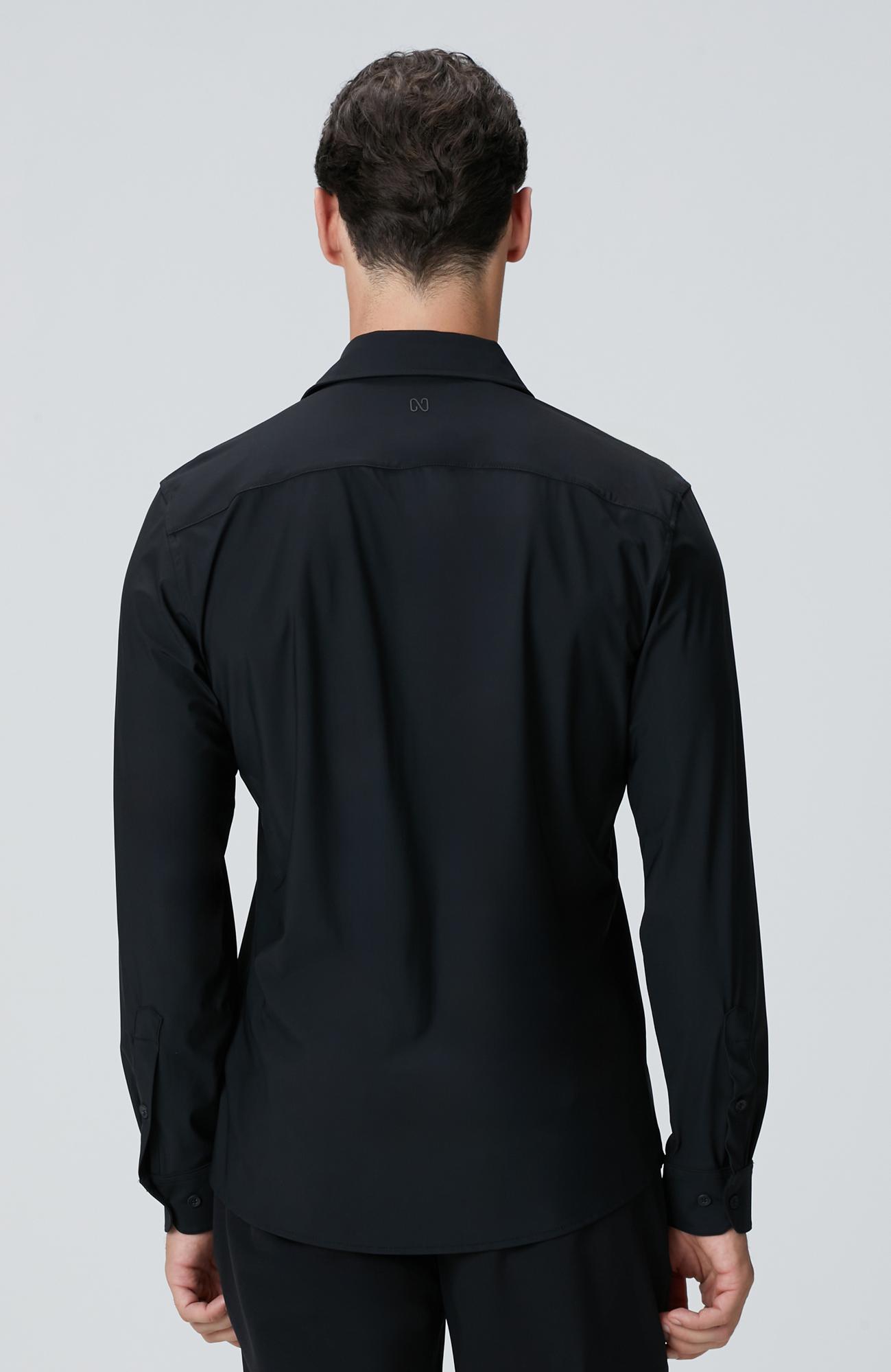 Network Erkek Siyah Gömlek