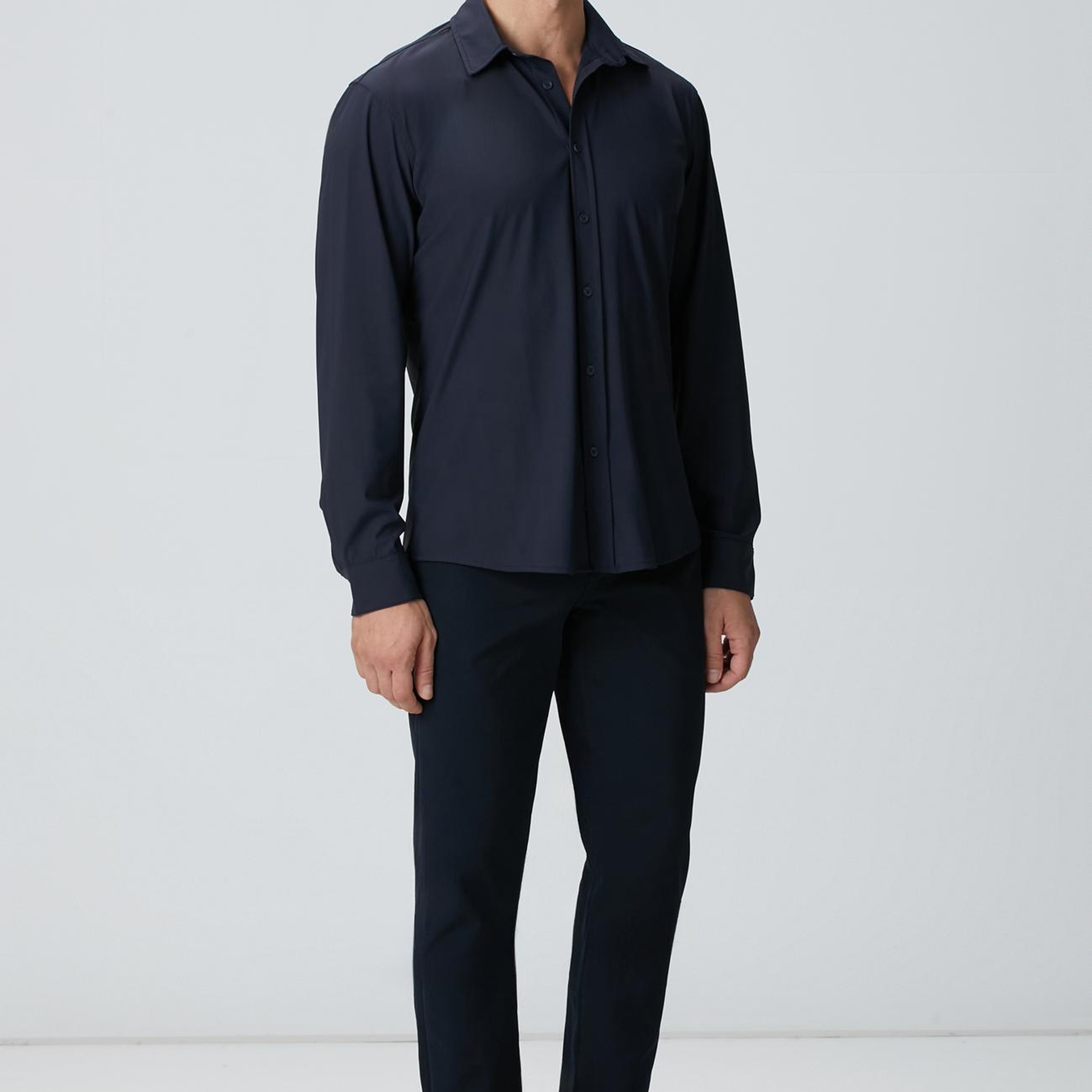 Network Erkek Lacivert Gömlek