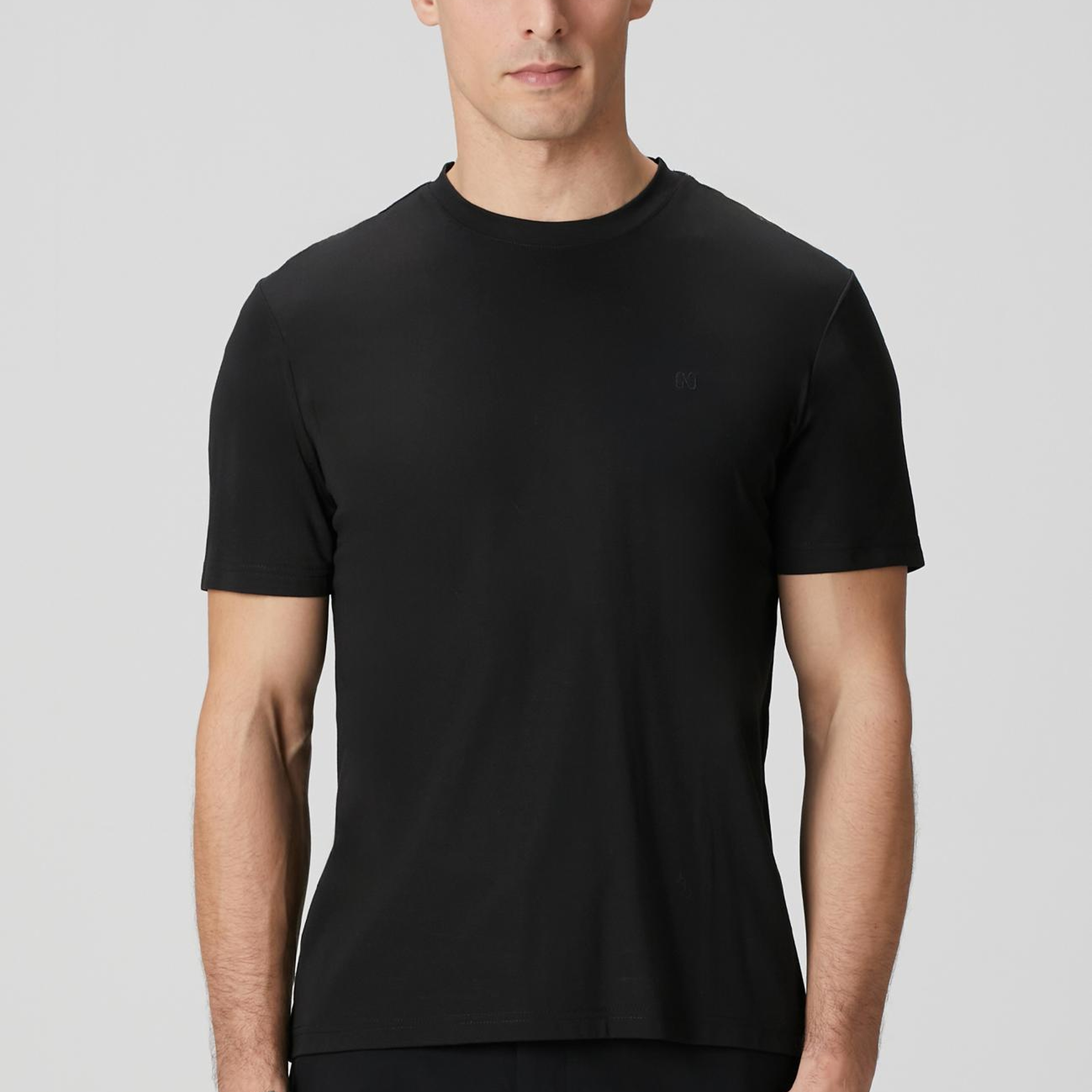 Network Erkek Siyah T-shirt