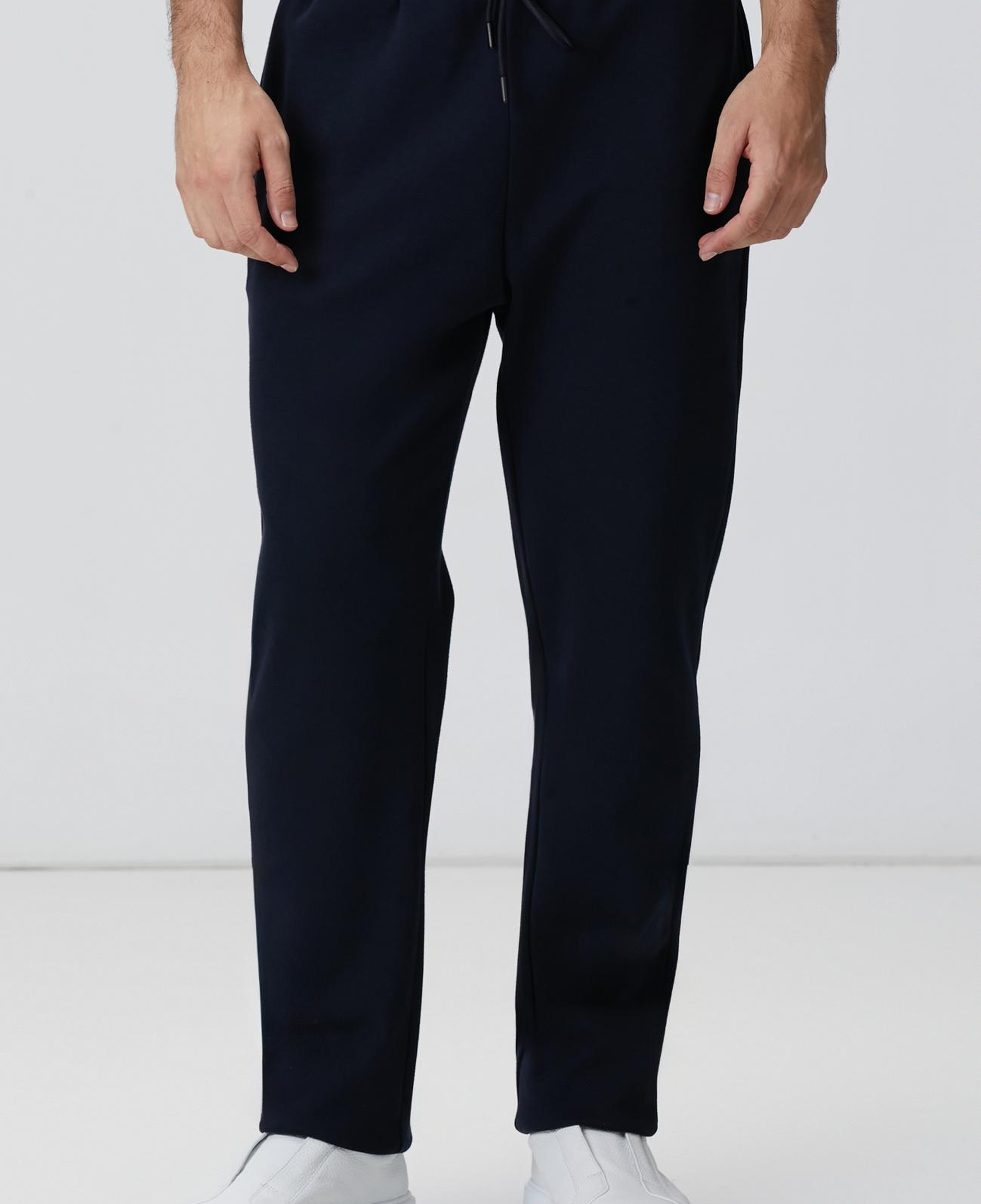 Network Erkek Lacivert Boru Paça Yan Cep Detaylı Eşofman Altı