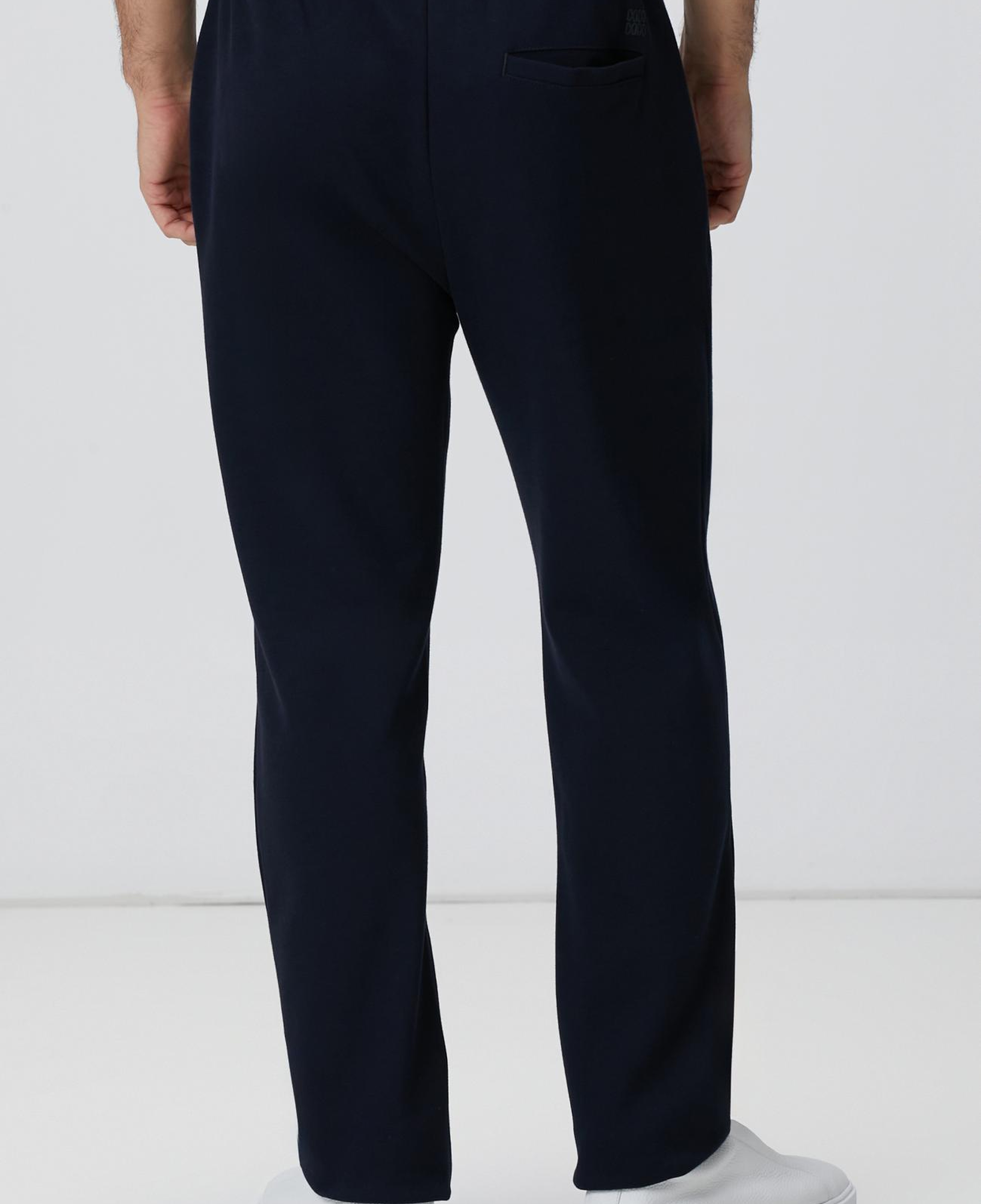 Network Erkek Lacivert Boru Paça Yan Cep Detaylı Eşofman Altı