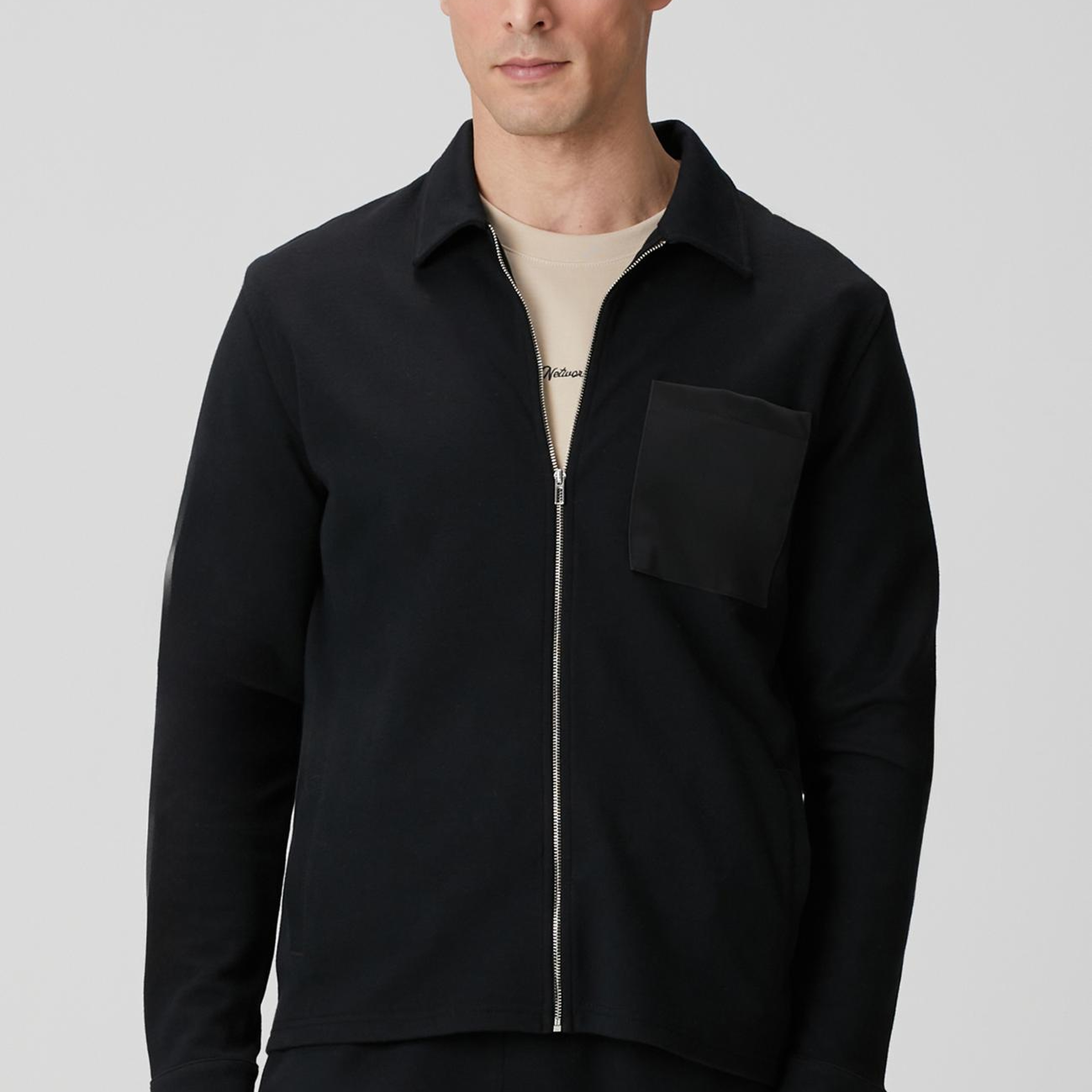 Network Erkek Siyah Sweatshirt