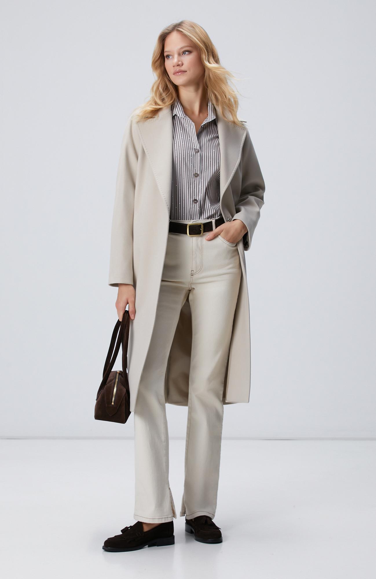 Network Kadın Taş Geniş Yakalı Manto