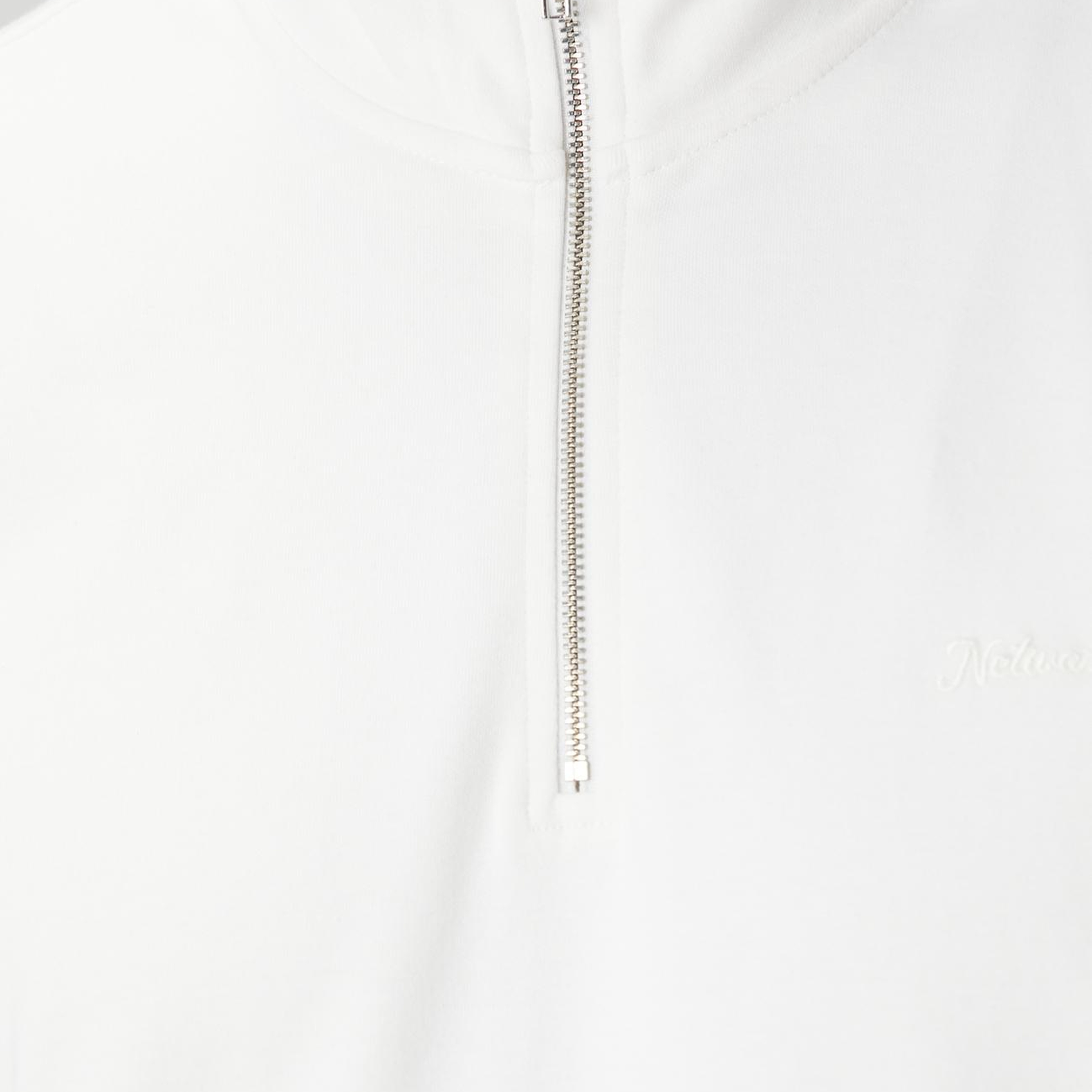 Network Erkek Kırık Beyaz Fermuarlı Sweatshirt