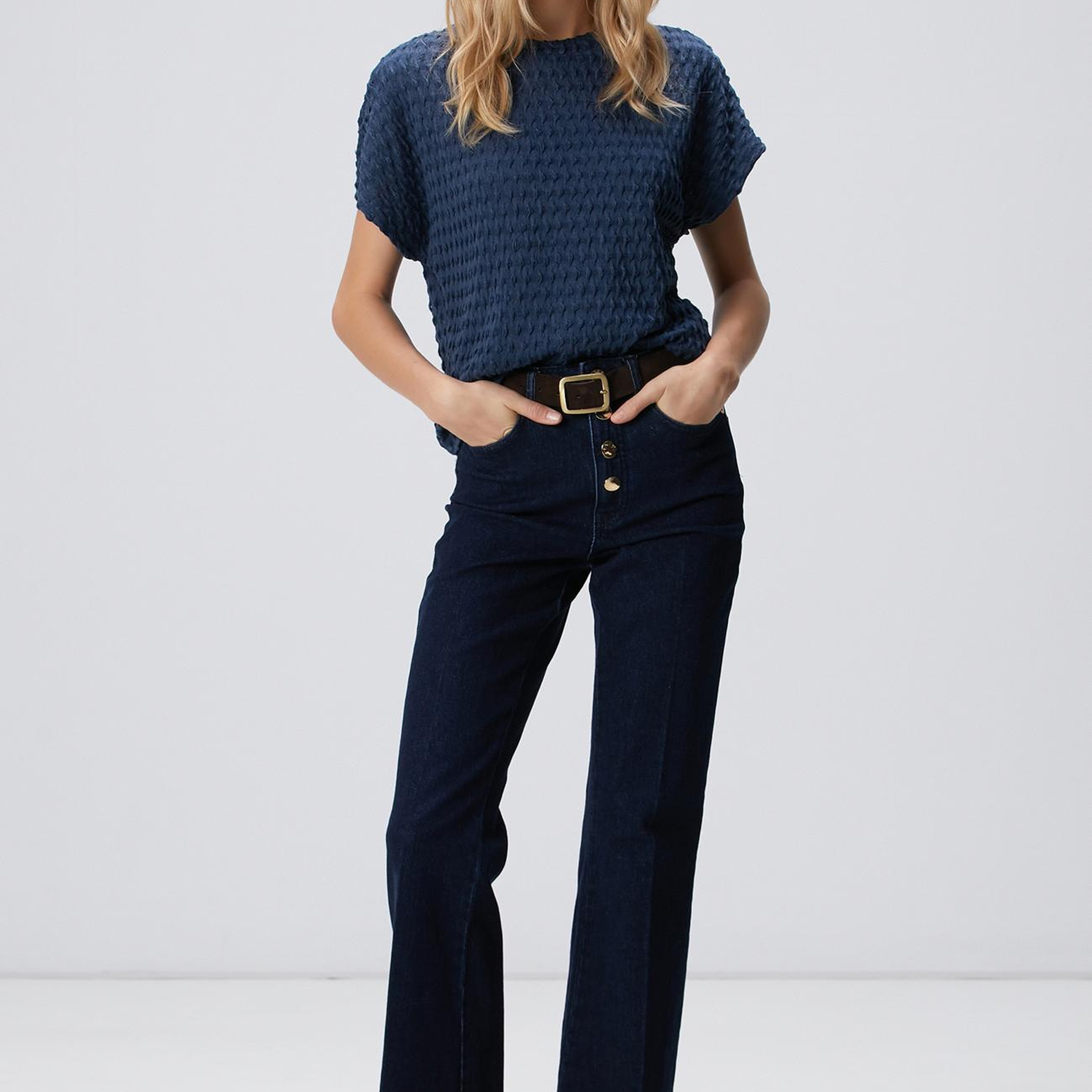 Network Kadın Indigo Bluz