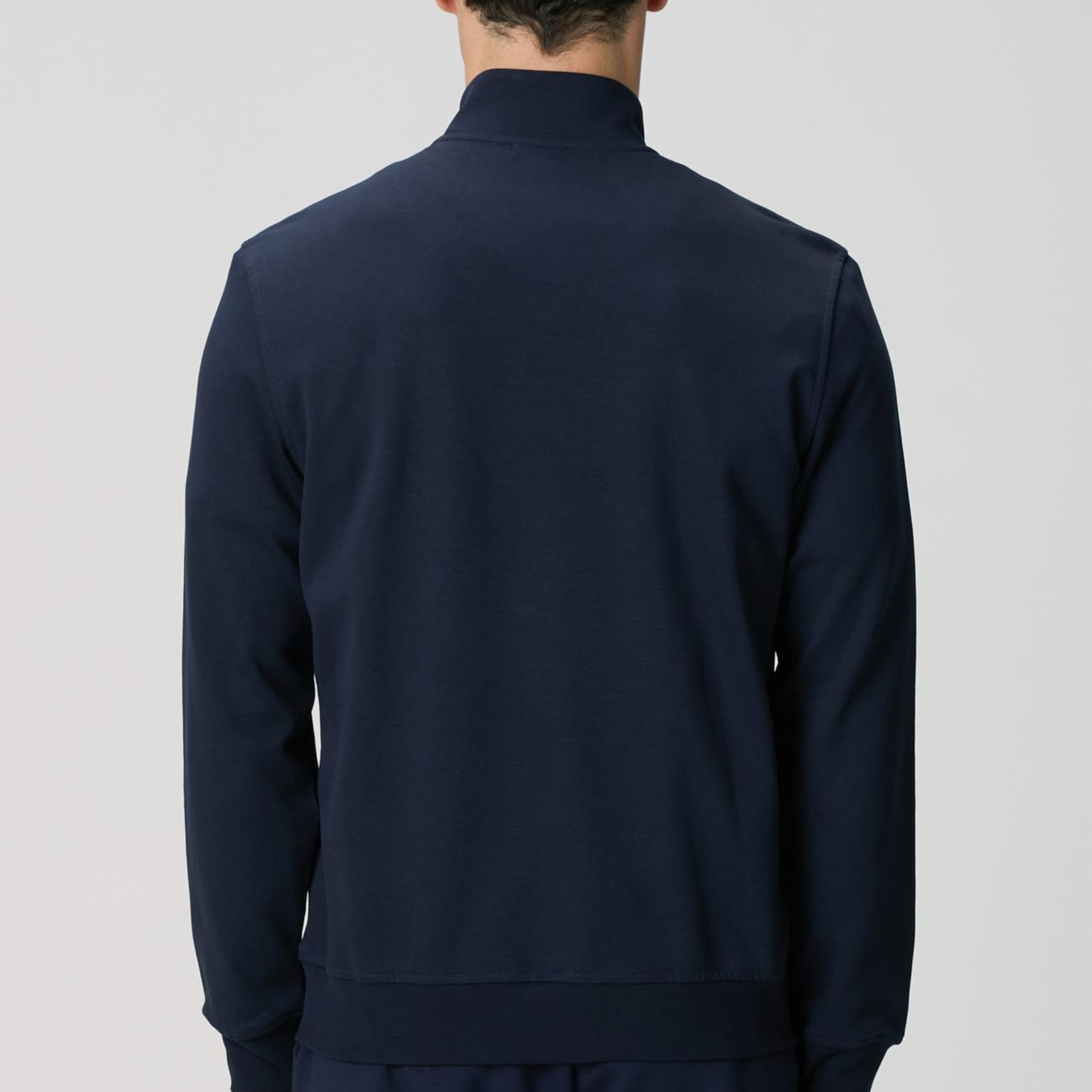 Network Erkek Lacivert Fermuarlı Sweatshirt